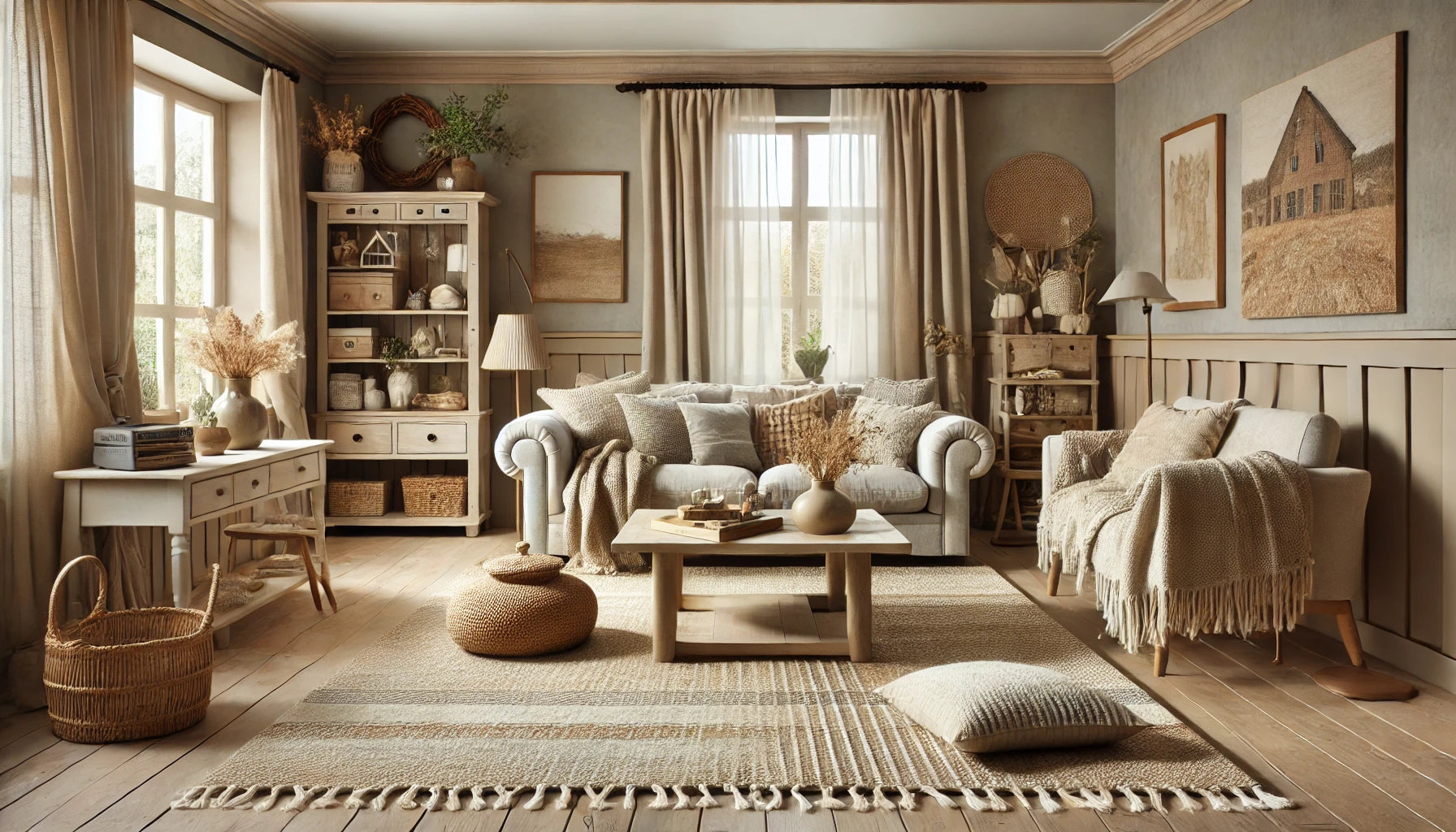 How to Incorporate Farmhouse Rugs into Your Living Room Decor