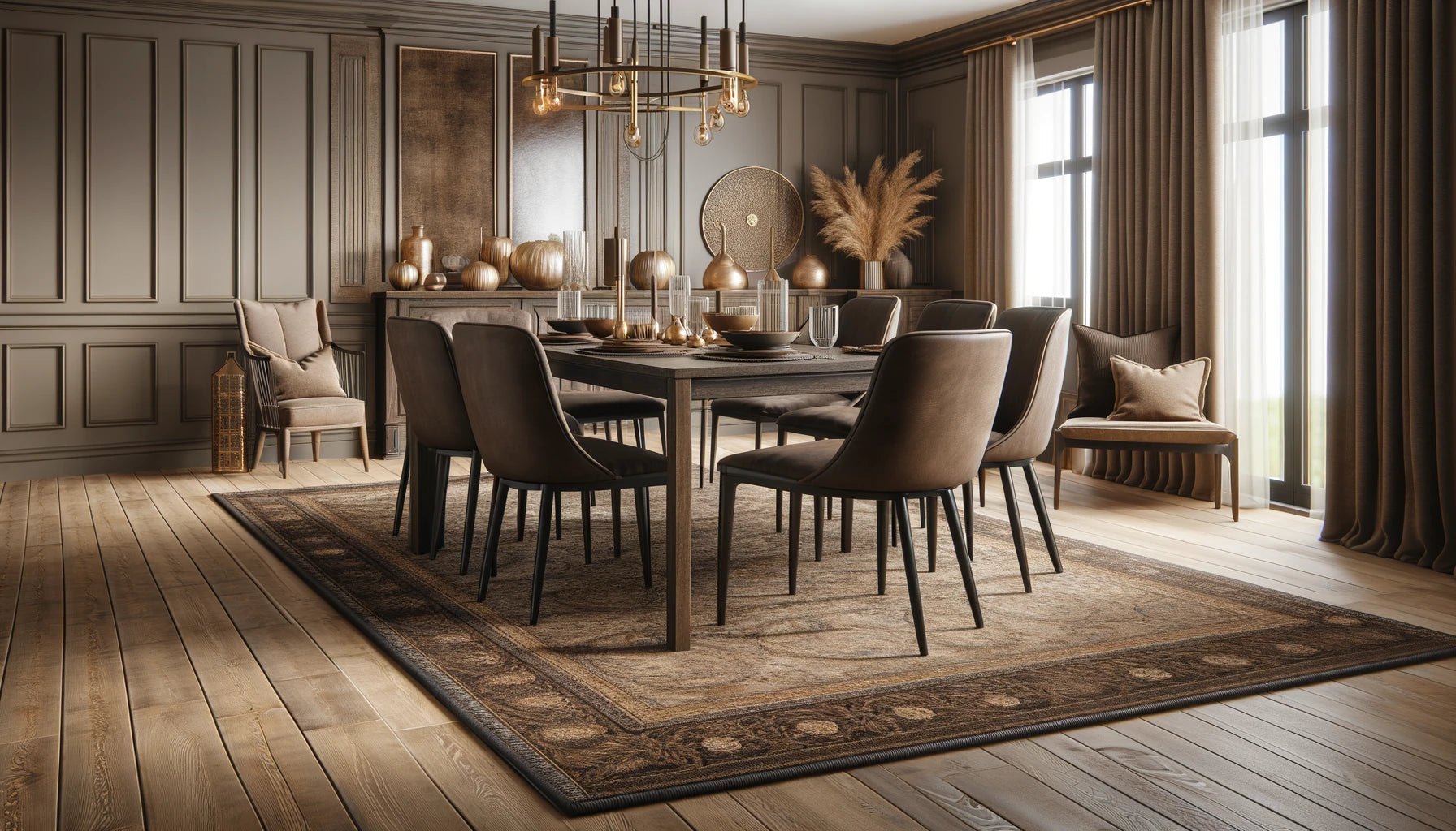 How to Incorporate Brown Rugs into Your Living Room Decor?