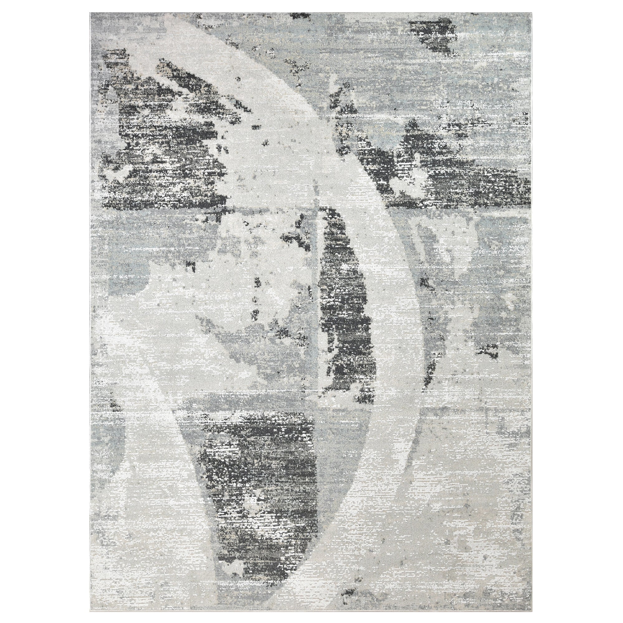 Patterned Accent Rug - Beige And Gray Tones