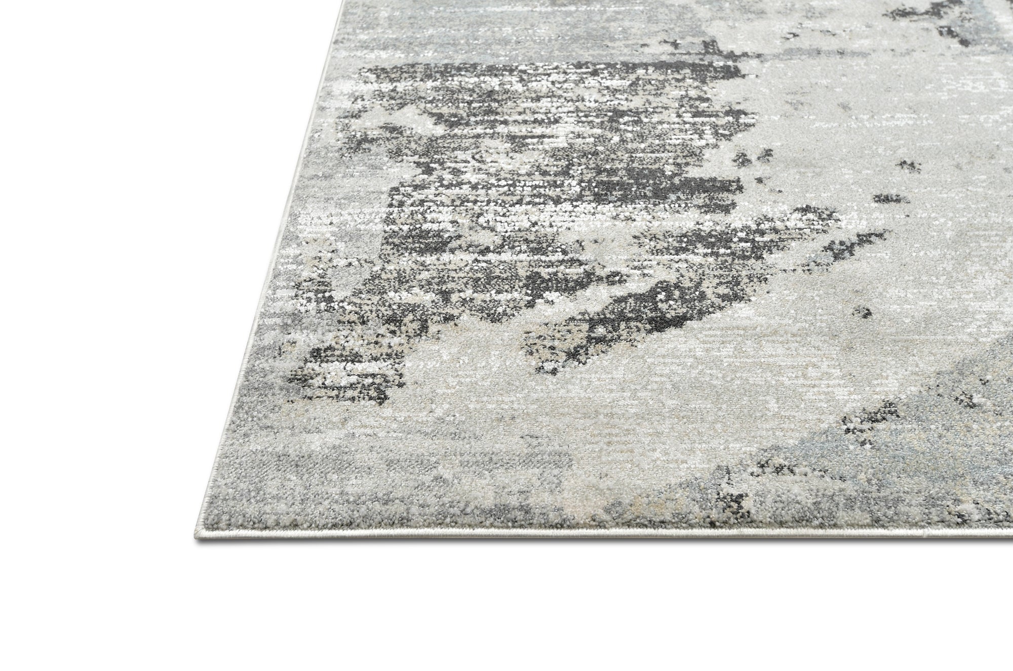 Patterned Accent Rug - Beige And Gray Tones