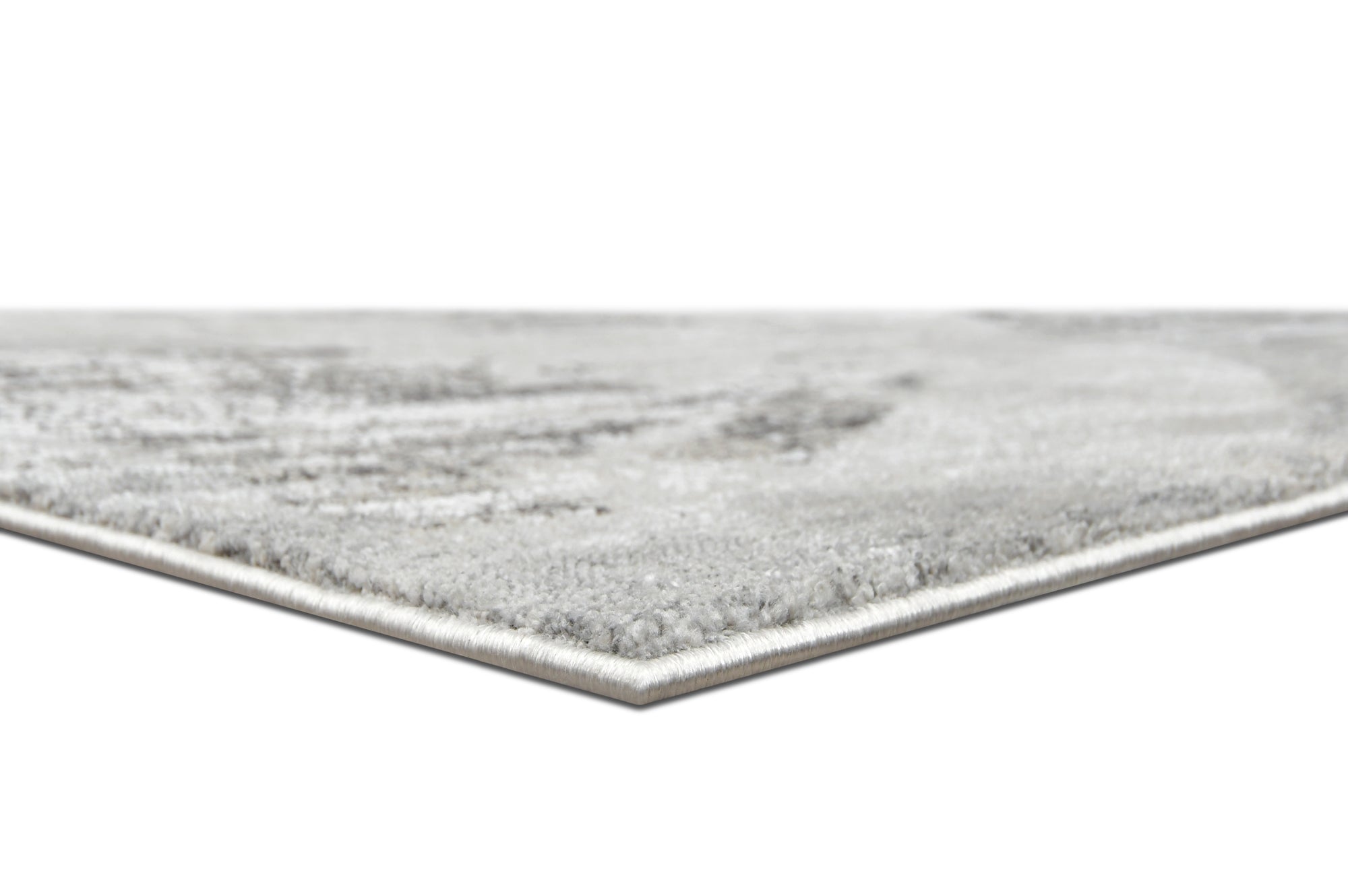 Patterned Accent Rug - Beige And Gray Tones