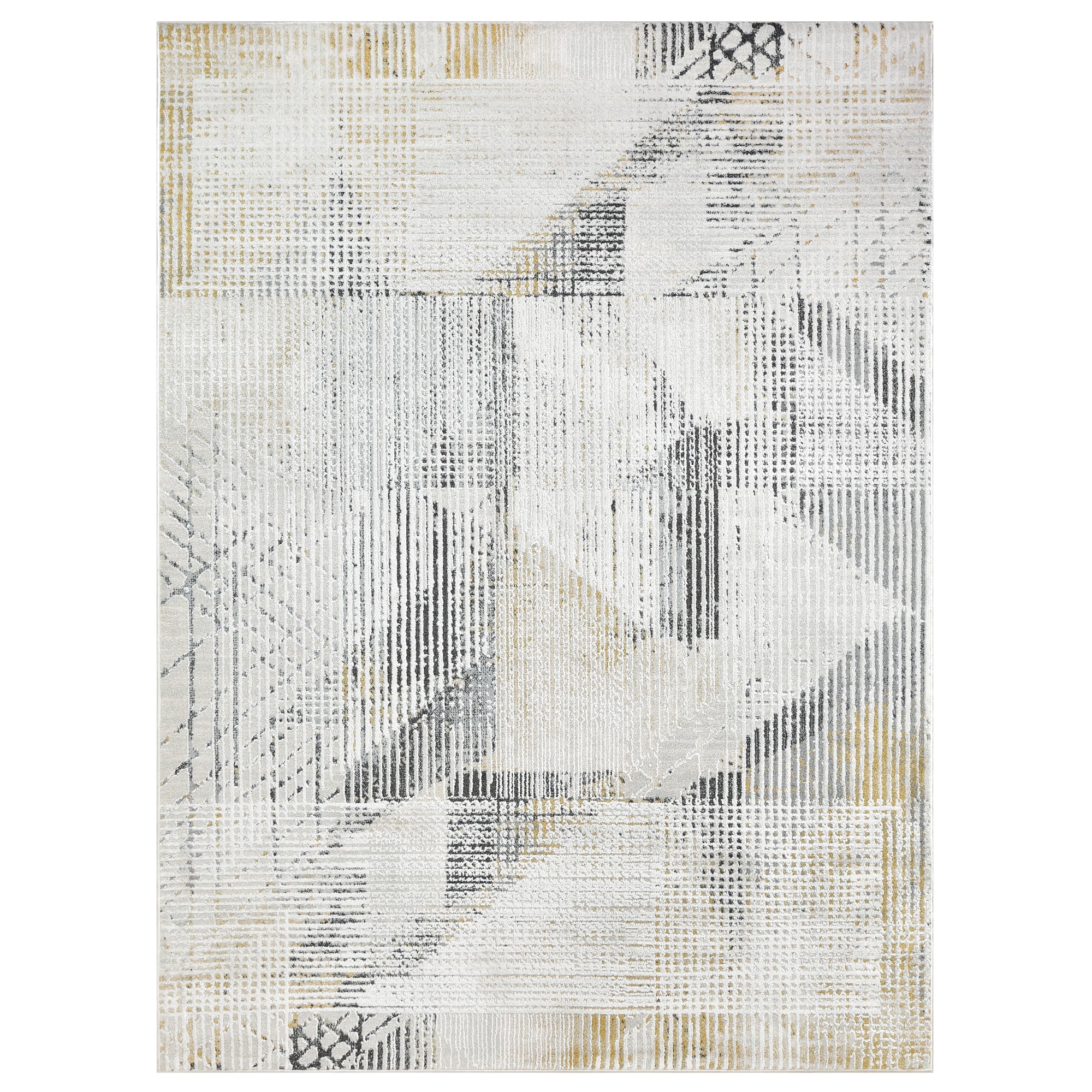 Ultra-Soft Modern Rug - Comes in Gray, Yellow, White, Beige, and Black Tones