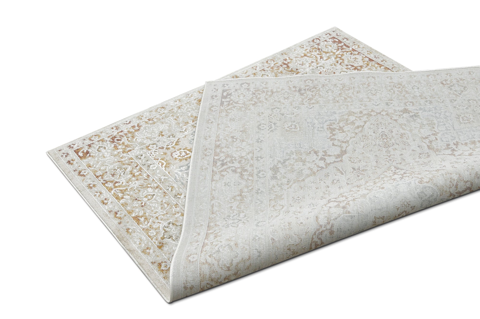 Weathered Wall Runner Rug - Comes in Oyster Tones