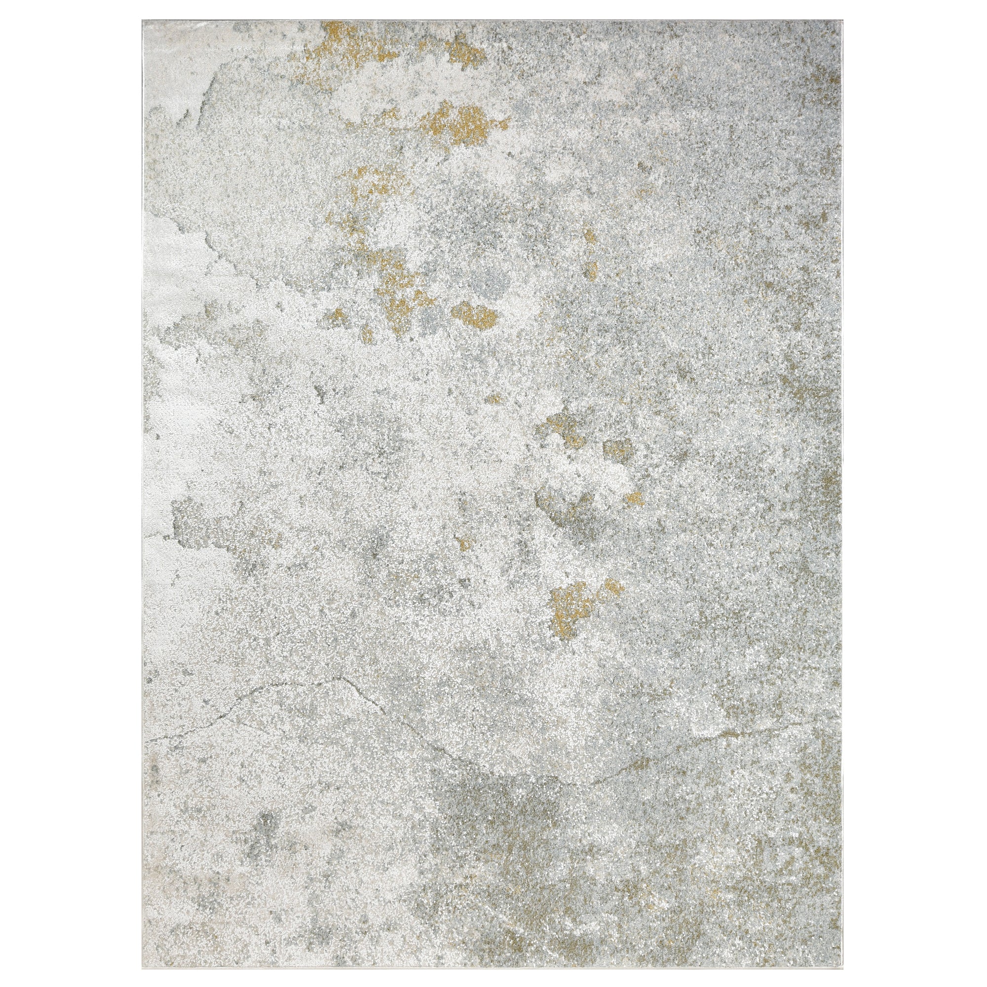 High-Quality Abstract Runner Rug - Comes in Gold and Steel Blue Tones