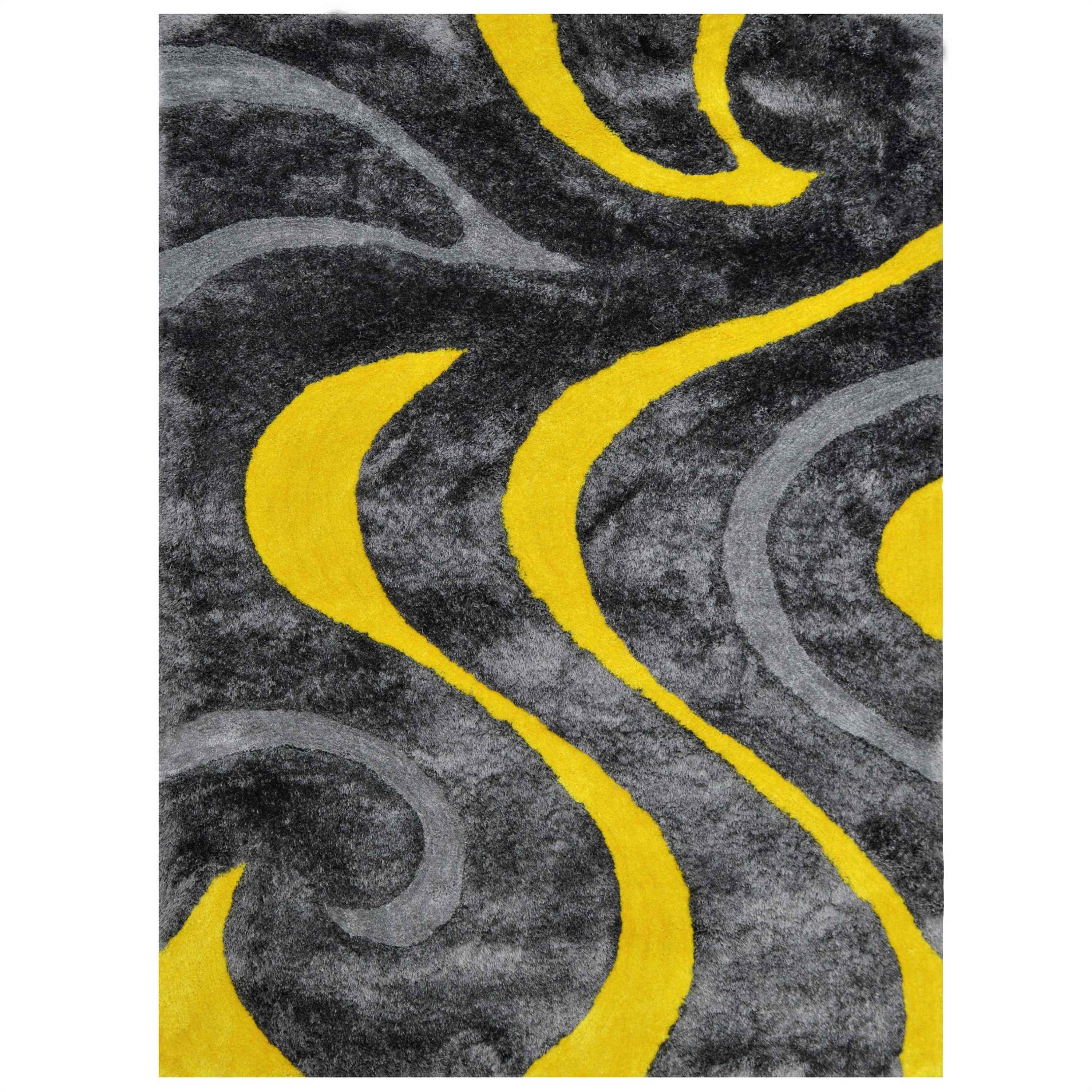 3-D Hand Carved Shaggy Rug #06