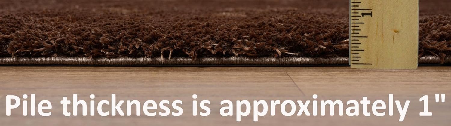 HR Plush Solid Color Shag Rug Thick Pile, High-End, Soft & Cozy Floor Carpet for Bedroom & Living Room #26227