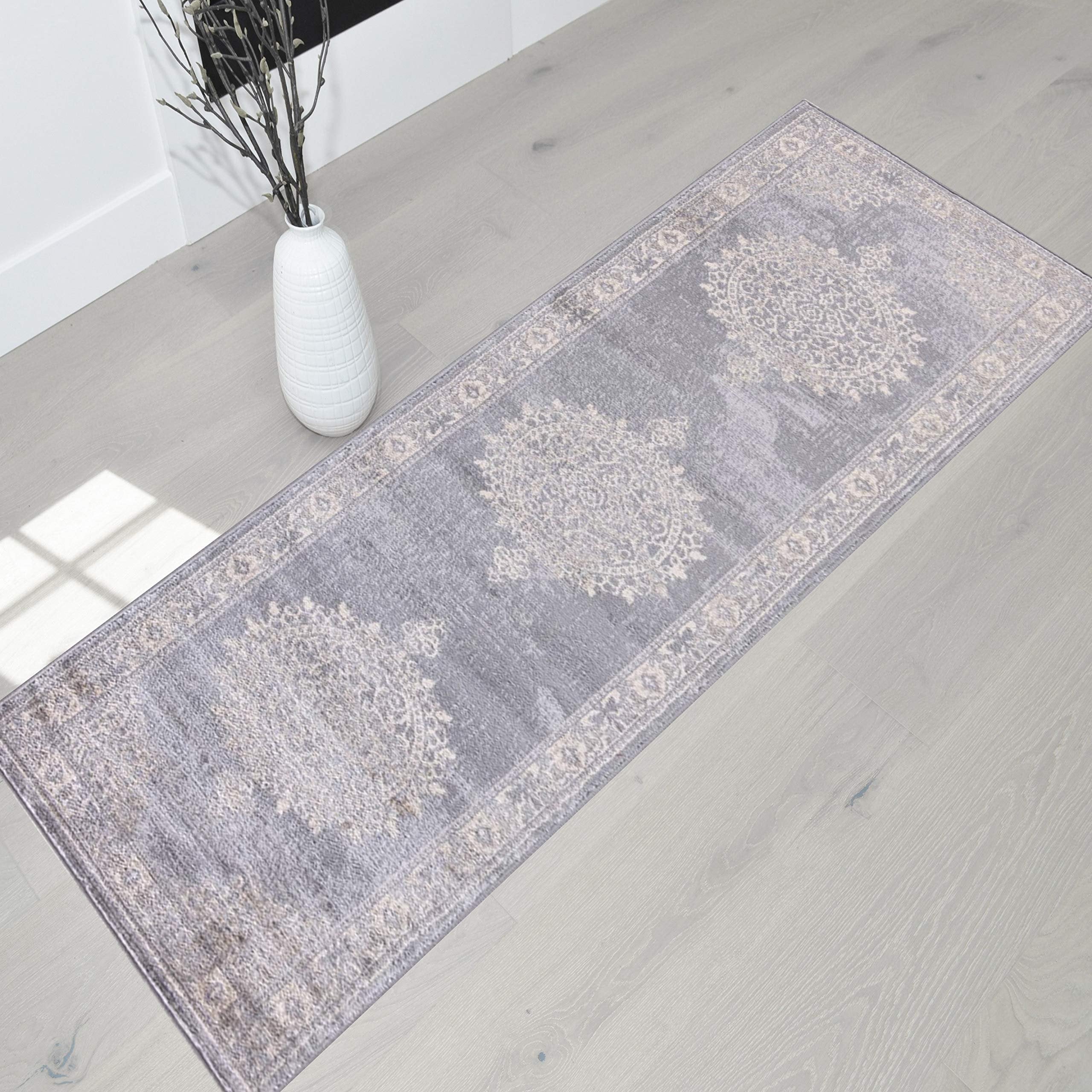 Traditional Rug for Living Room Antiqued Oriental Boho Décor