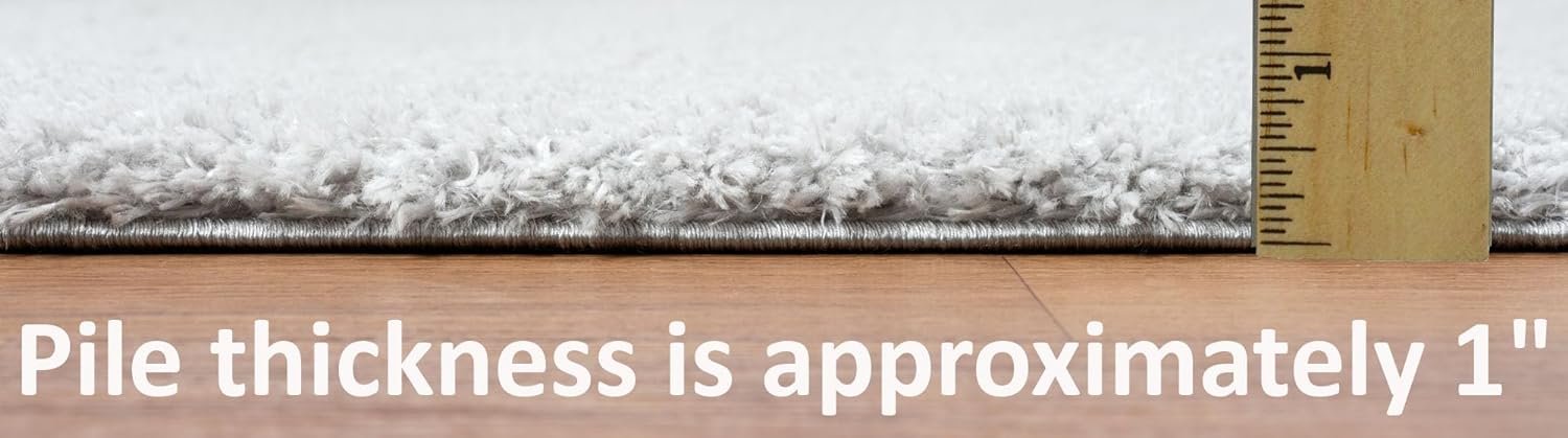 HR Plush Solid Color Shag Rug Thick Pile, High-End, Soft & Cozy Floor Carpet for Bedroom & Living Room #26227