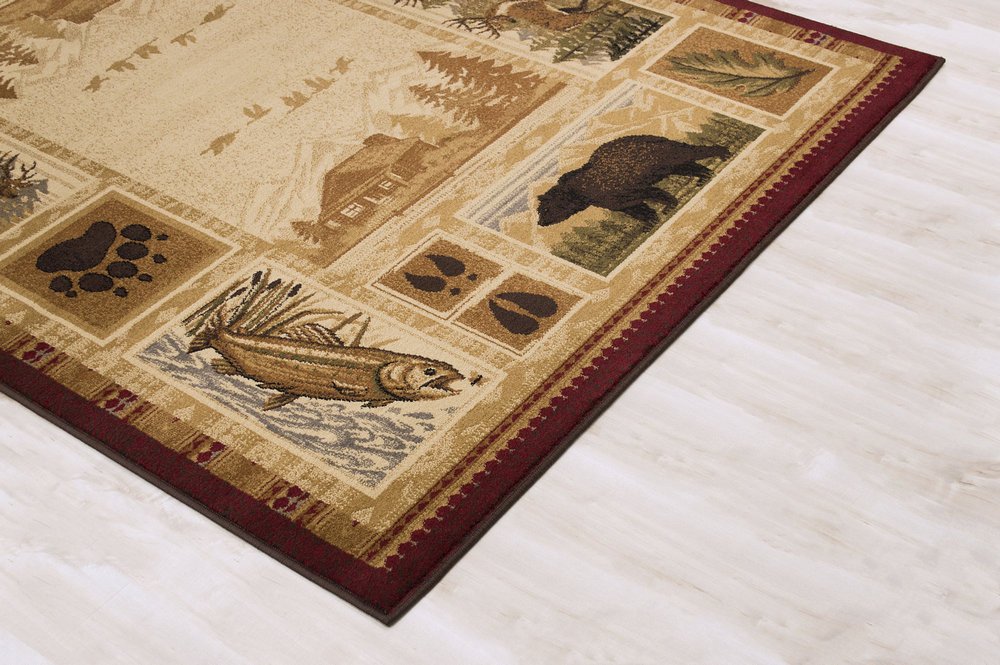 Rustic Wildlife Rug - Multicolor Hue