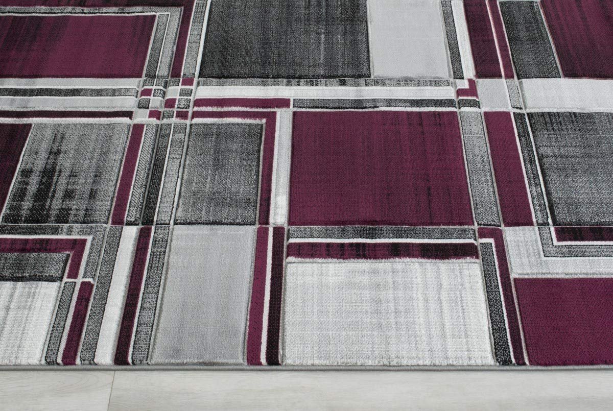 Modern Cubism Area Rug – Hand Carved and Stylish