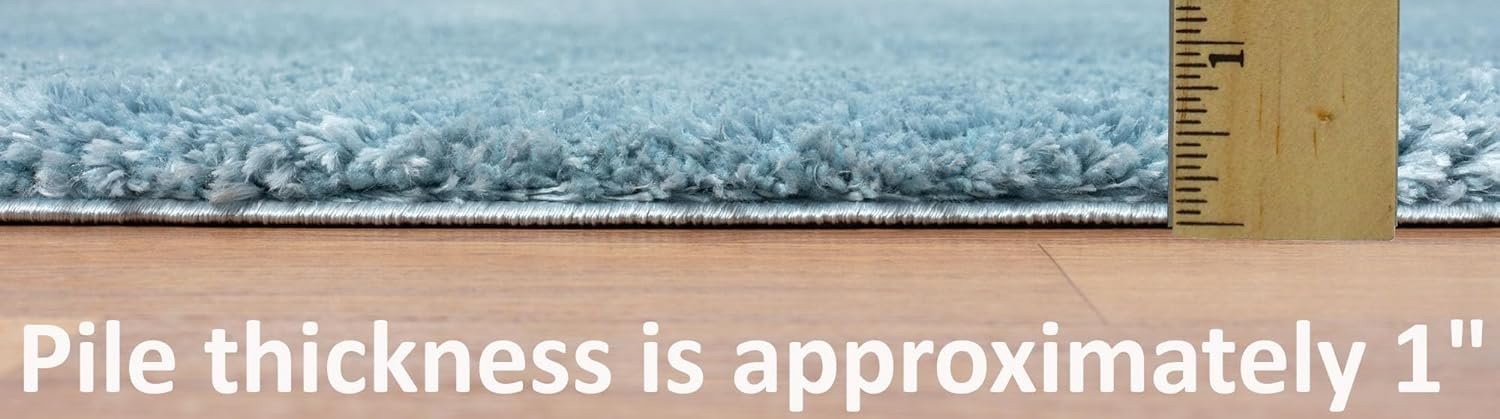 HR Plush Solid Color Shag Rug Thick Pile, High-End, Soft & Cozy Floor Carpet for Bedroom & Living Room #26227