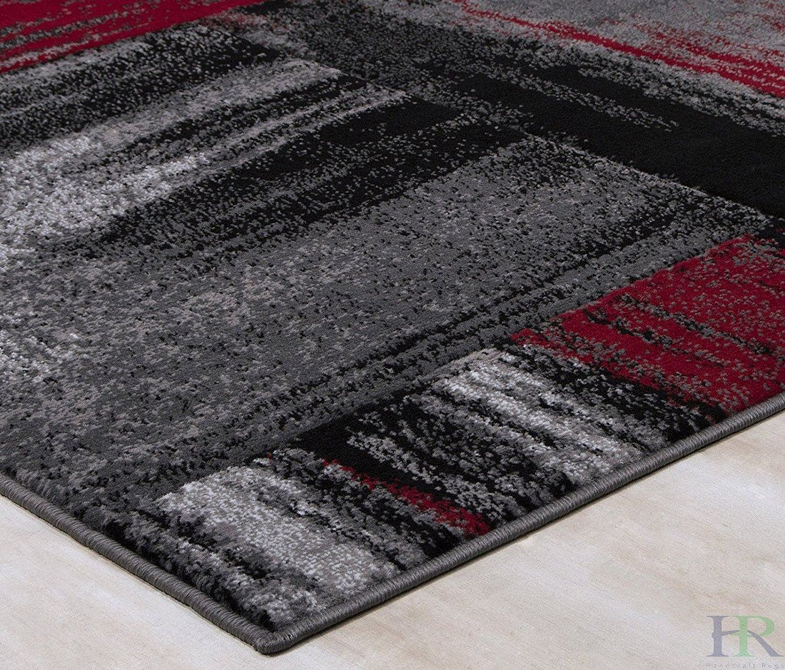 Modern Brush Stroke Rug – Soft, Colorful, and Easy to Clean - Mixed Color Rugs