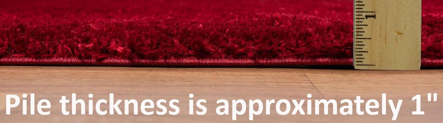 HR Plush Solid Color Shag Rug Thick Pile, High-End, Soft & Cozy Floor Carpet for Bedroom & Living Room #26227