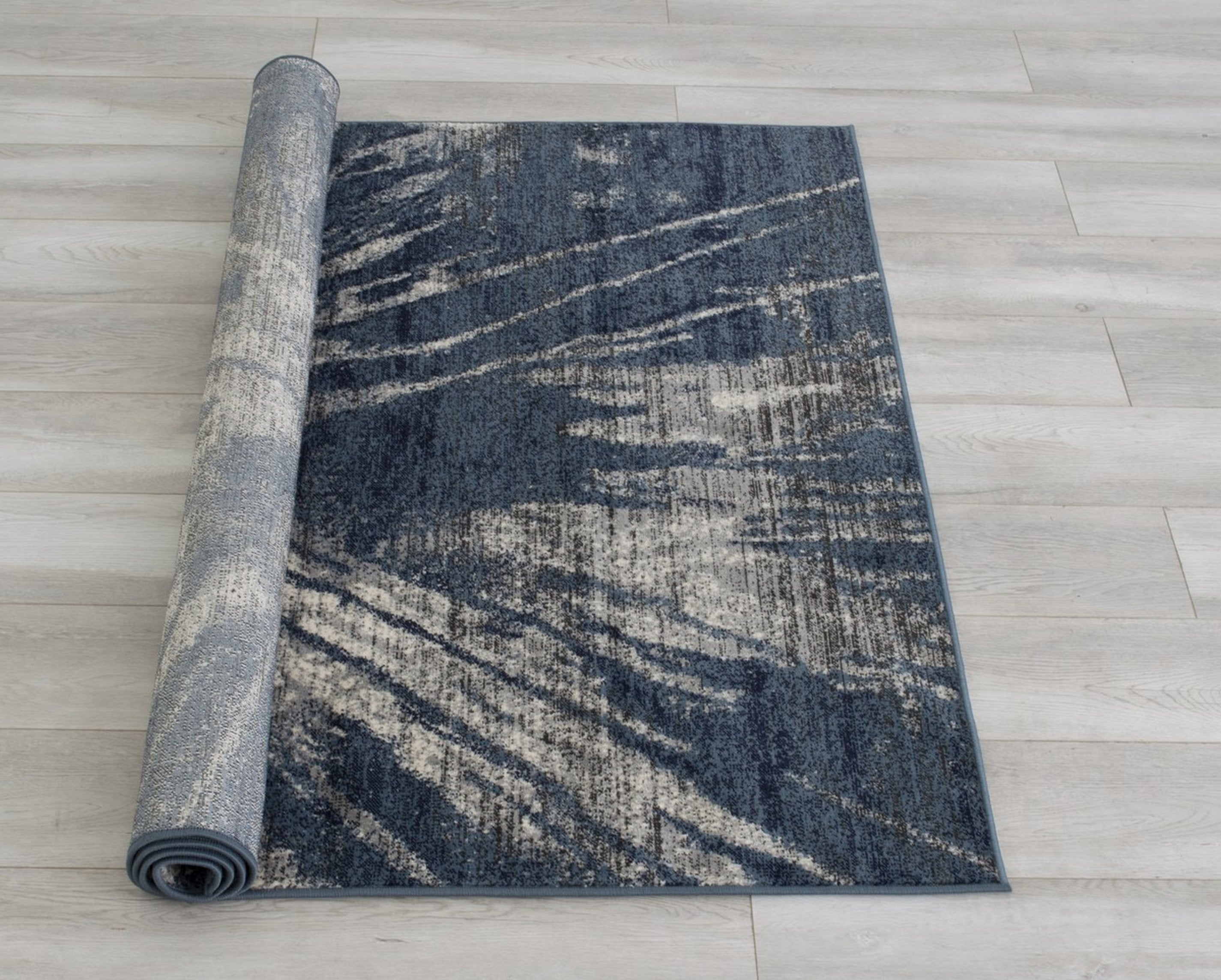 Abstract Splash Pattern Rug - Burgundy, Maroon, and Gold Design