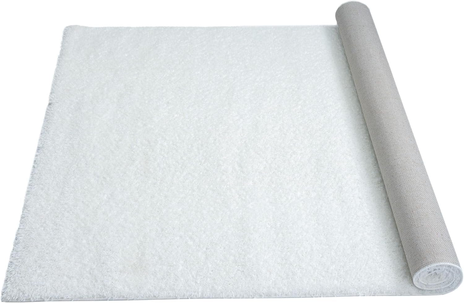 HR Plush Solid Color Shag Rug Thick Pile, High-End, Soft & Cozy Floor Carpet for Bedroom & Living Room #26227