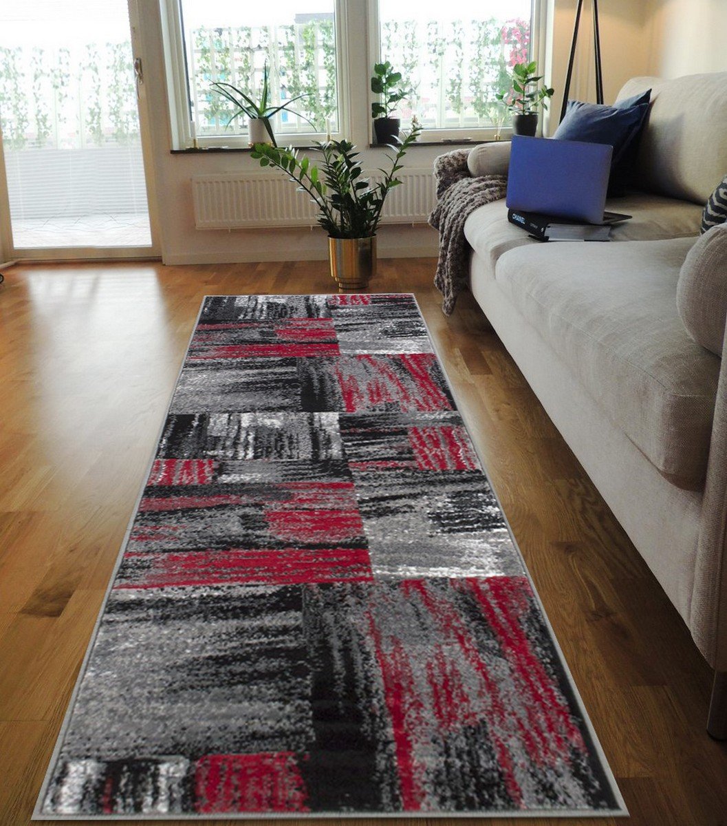 Modern Brush Stroke Rug – Soft, Colorful, and Easy to Clean - Mixed Color Rugs