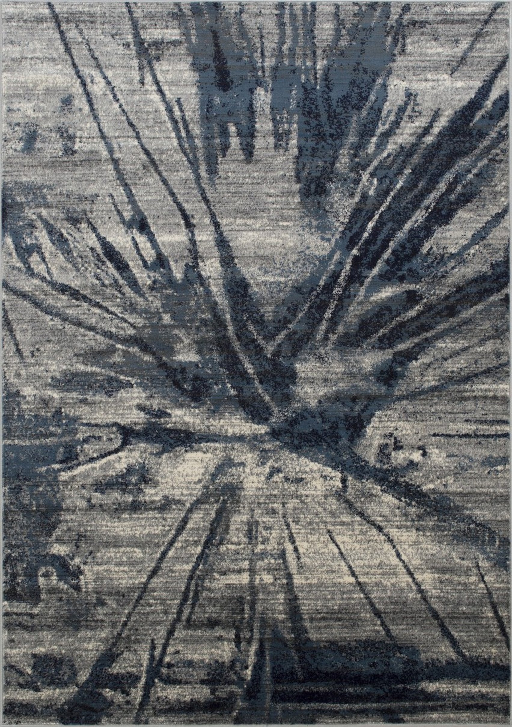 Abstract Splash Pattern Rug - Burgundy, Maroon, and Gold Design