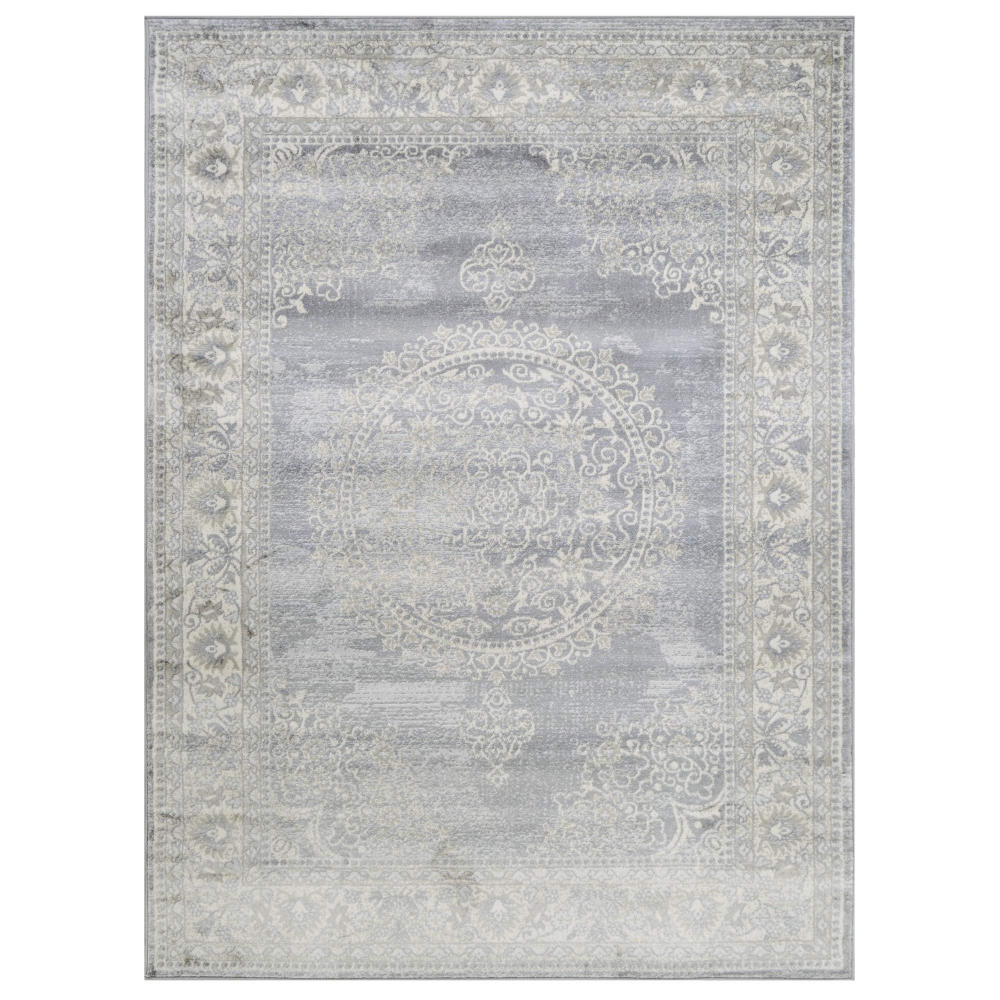 Traditional Rug for Living Room Antiqued Oriental Boho Décor