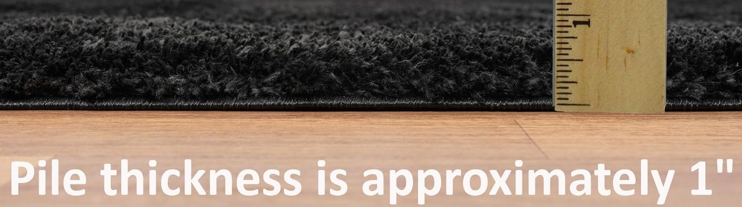 HR Plush Solid Color Shag Rug Thick Pile, High-End, Soft & Cozy Floor Carpet for Bedroom & Living Room #26227