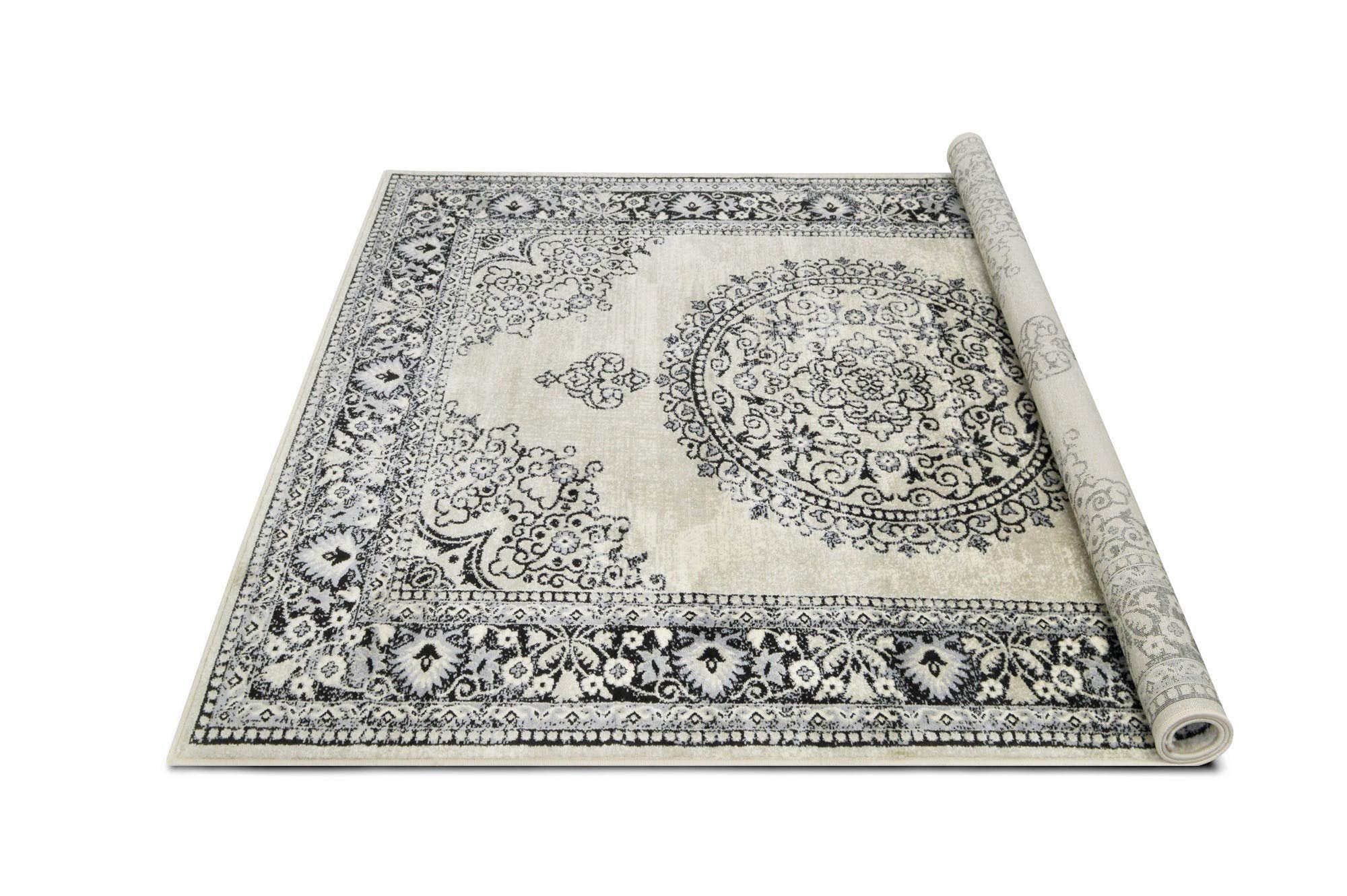 Traditional Rug for Living Room Antiqued Oriental Boho Décor