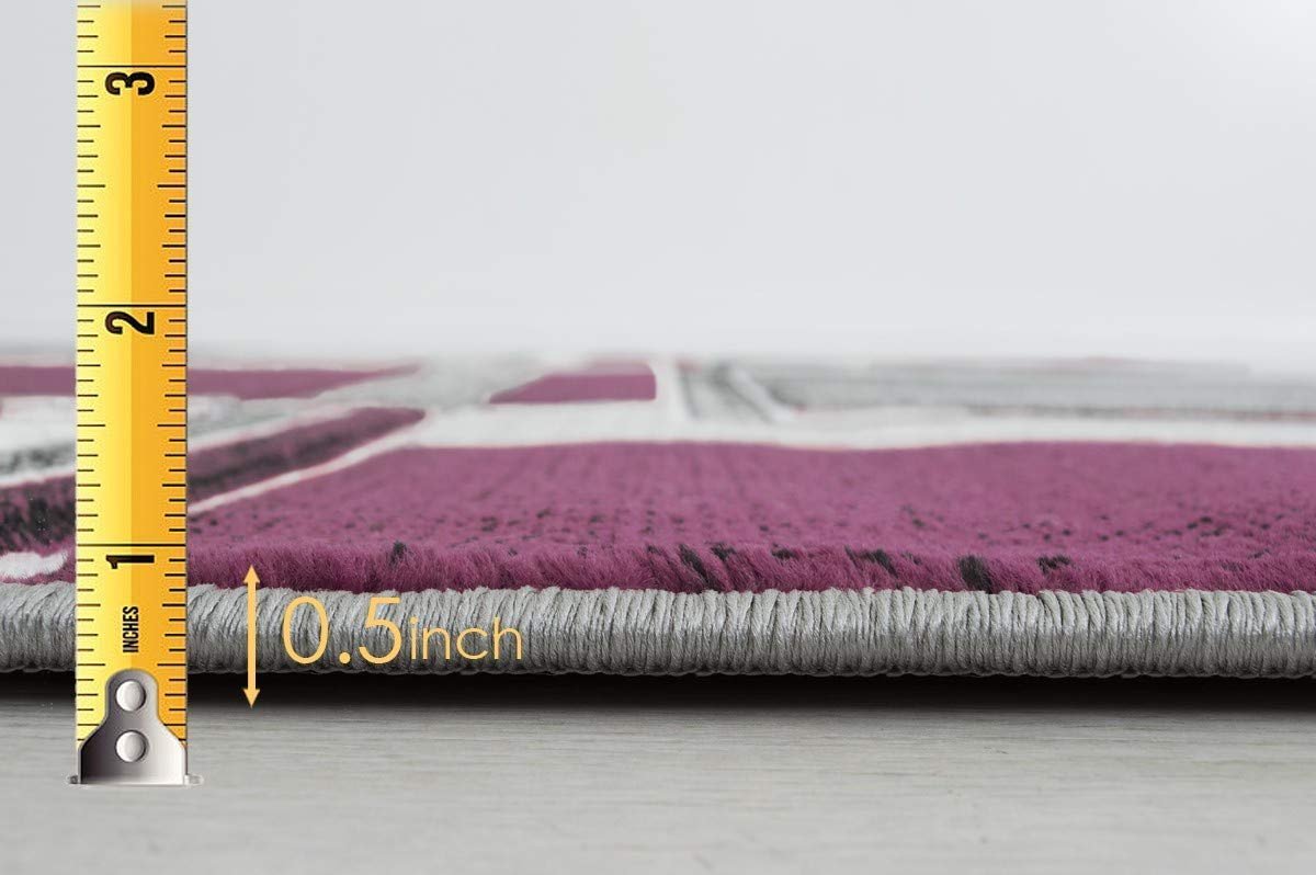 Modern Cubism Area Rug – Hand Carved and Stylish