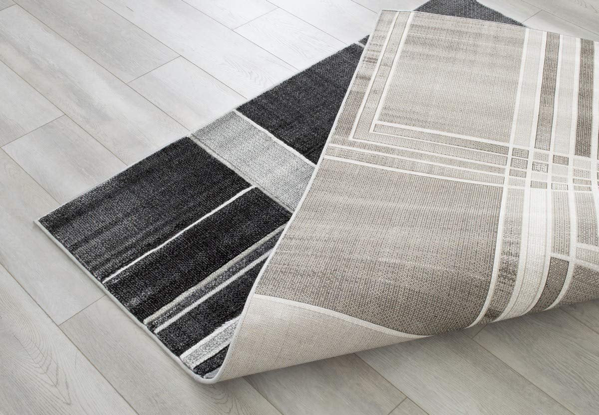 Modern Cubism Area Rug – Hand Carved and Stylish