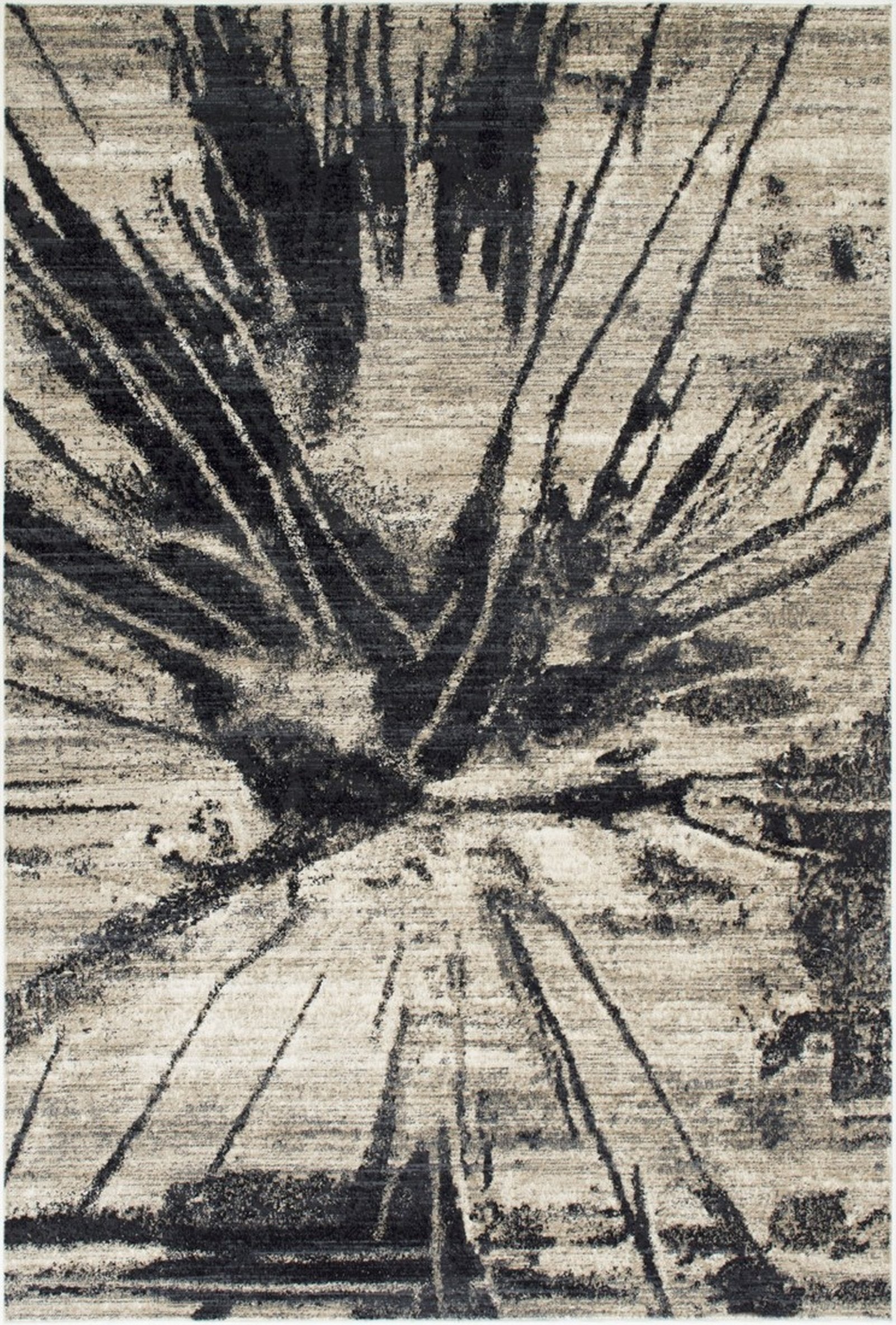 Abstract Splash Pattern Rug - Burgundy, Maroon, and Gold Design