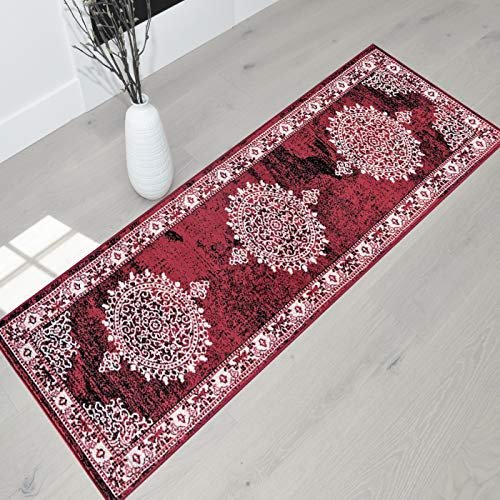 Traditional Rug for Living Room Antiqued Oriental Boho Décor