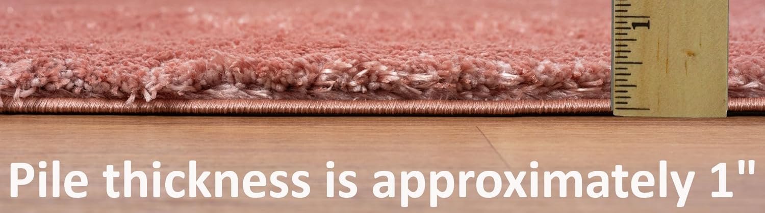 HR Plush Solid Color Shag Rug Thick Pile, High-End, Soft & Cozy Floor Carpet for Bedroom & Living Room #26227