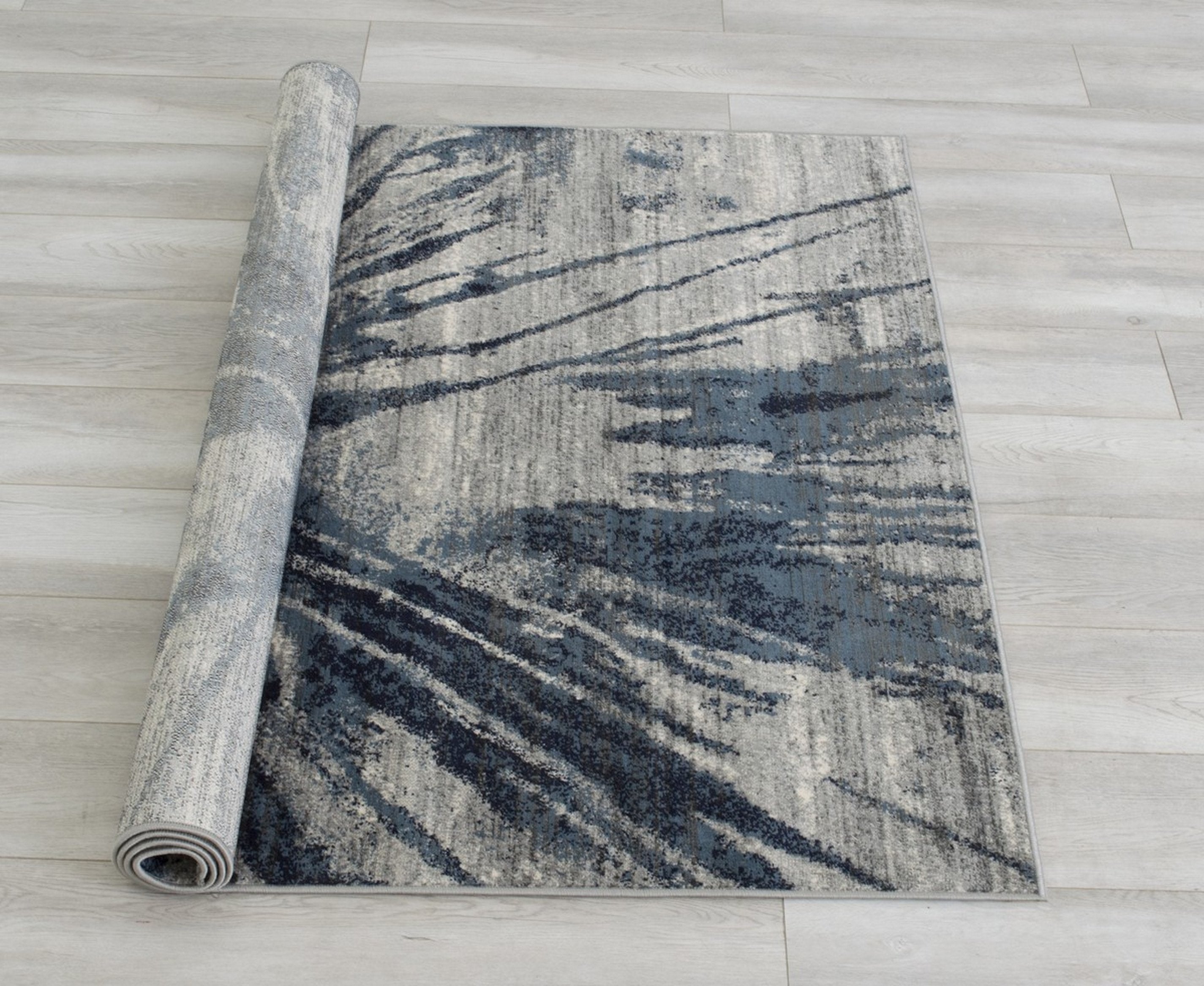 Abstract Splash Pattern Rug - Burgundy, Maroon, and Gold Design