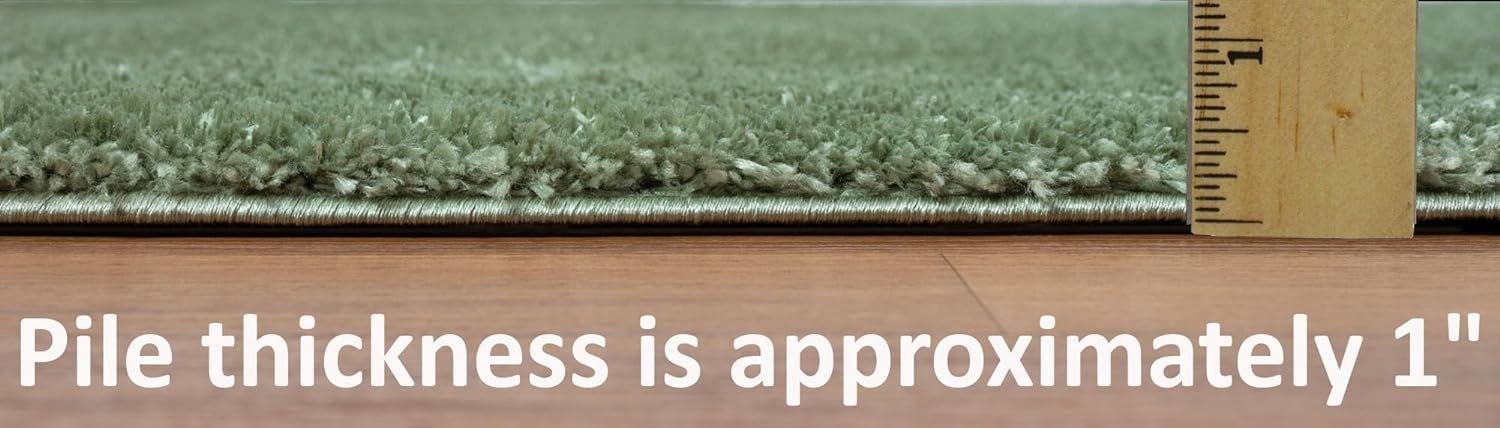 HR Plush Solid Color Shag Rug Thick Pile, High-End, Soft & Cozy Floor Carpet for Bedroom & Living Room #26227