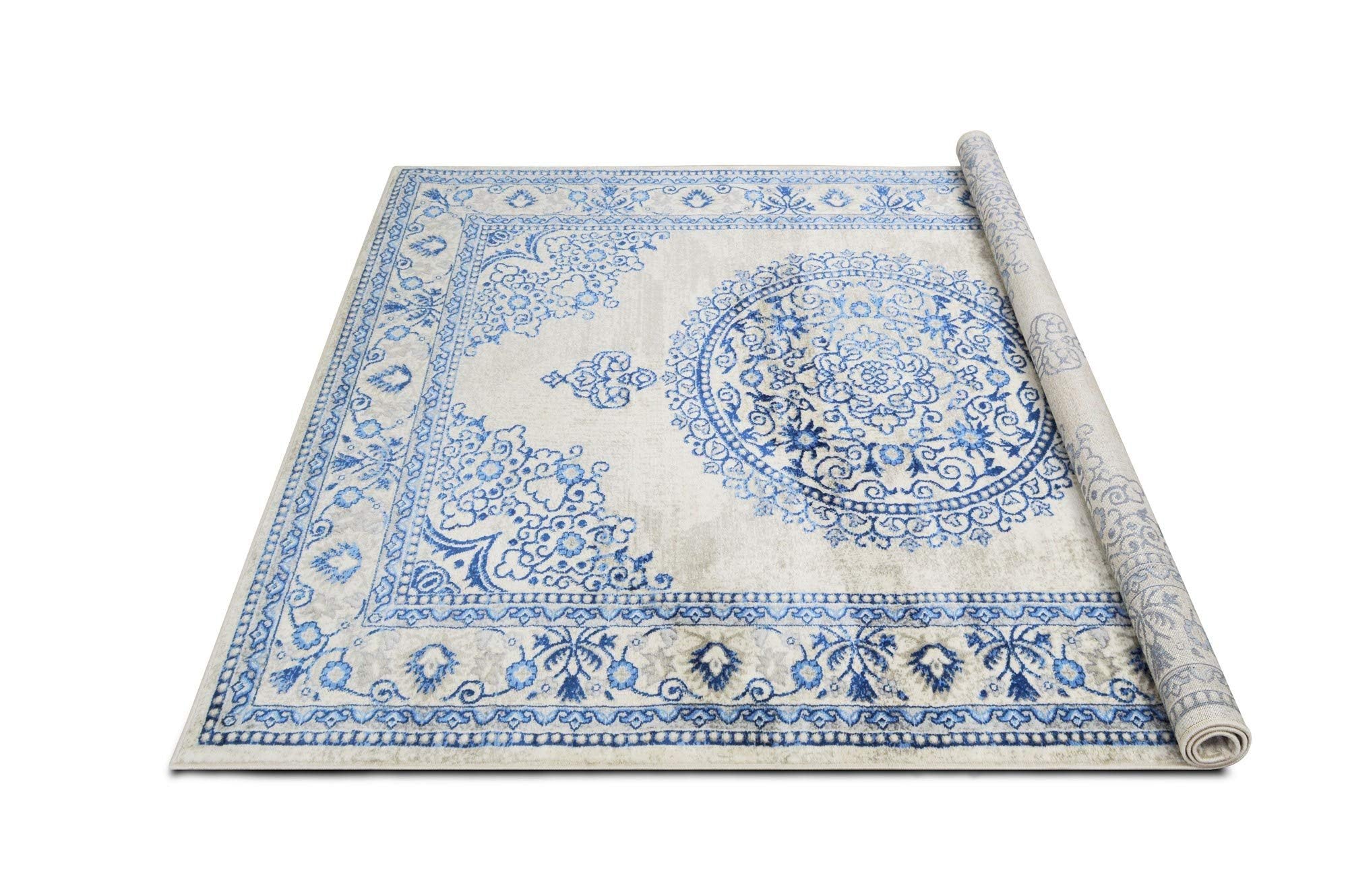 Traditional Rug for Living Room Antiqued Oriental Boho Décor
