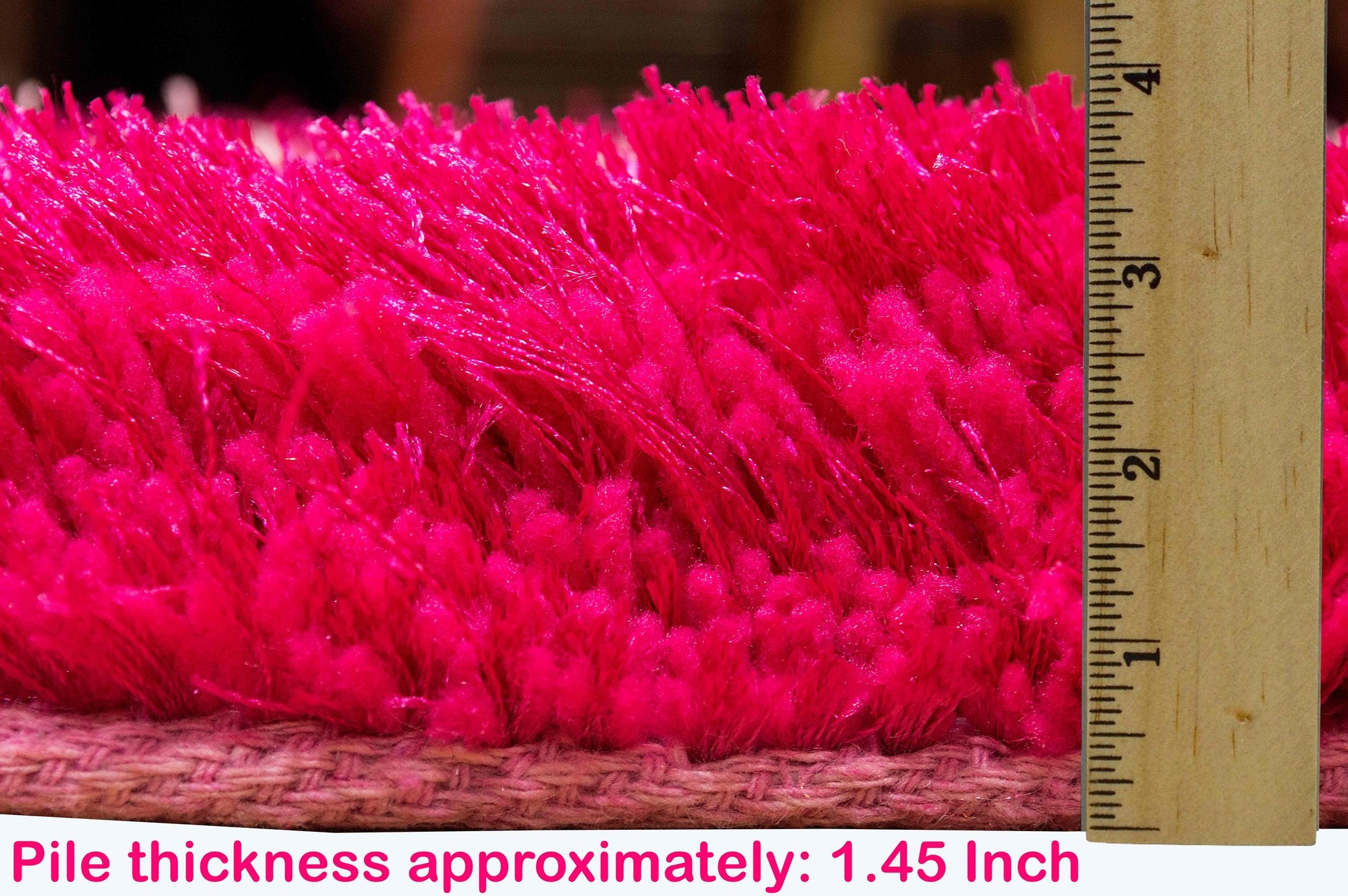 3-D Hand Carved Shaggy Rug - Soft Modern Colors