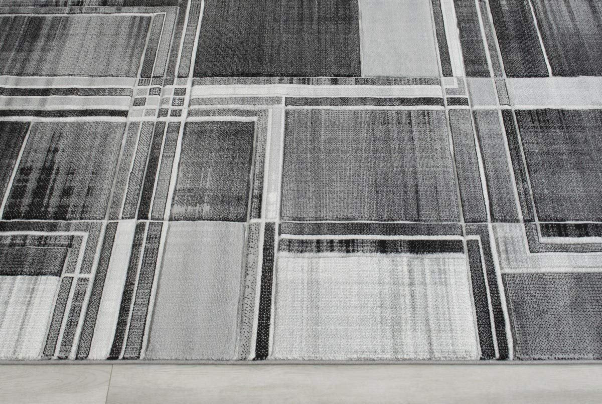 Modern Cubism Area Rug – Hand Carved and Stylish