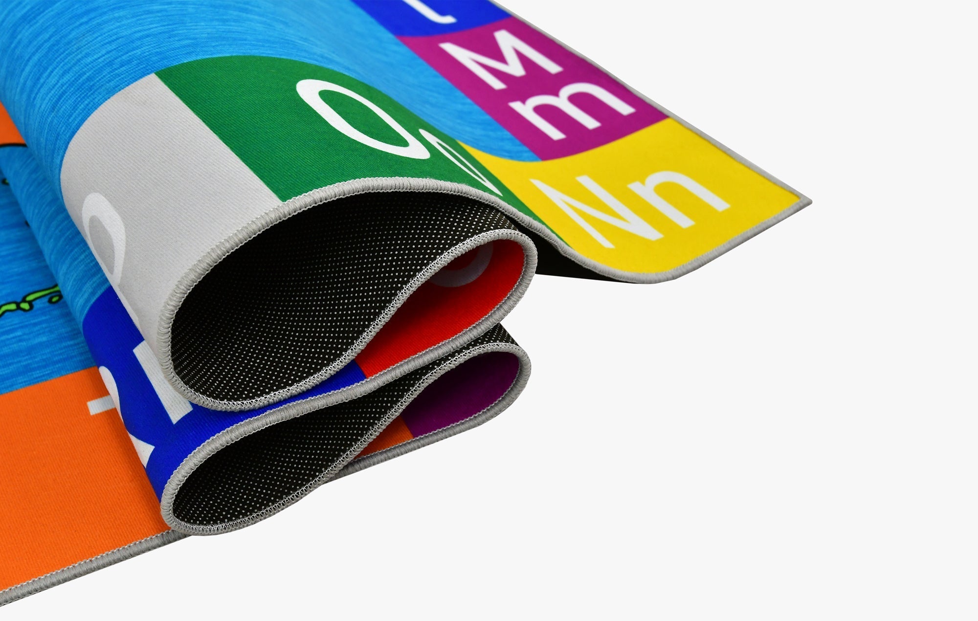 HR Premium Non-Slip USA Alphabet Area Rug