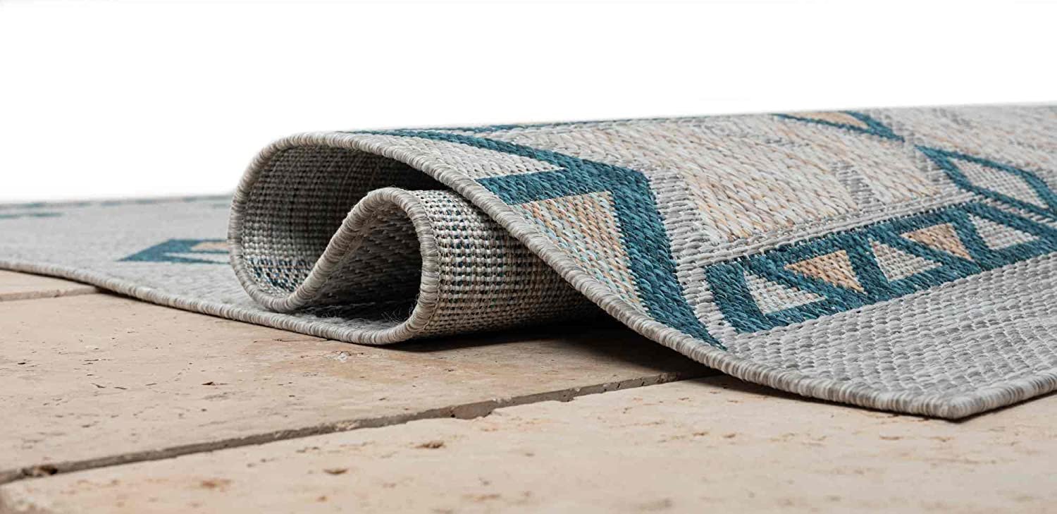 Southwestern Navajo Outdoor Rug – Waterproof and Fade-Resistant – 5x7 & 8x10 Sizes