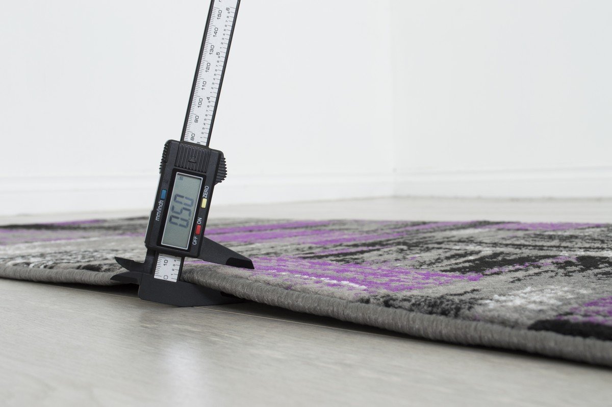 Modern Mixed Brush Color Pattern Area Rug – Various Sizes Available in Gray, Red, Beige, Blue, Lava, Orange, Electric Green, Yellow, Chocolate