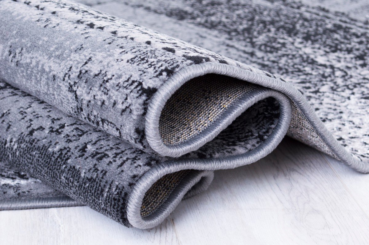 Modern Mixed Brush Color Pattern Area Rug – Various Sizes Available in Gray, Red, Beige, Blue, Lava, Orange, Electric Green, Yellow, Chocolate