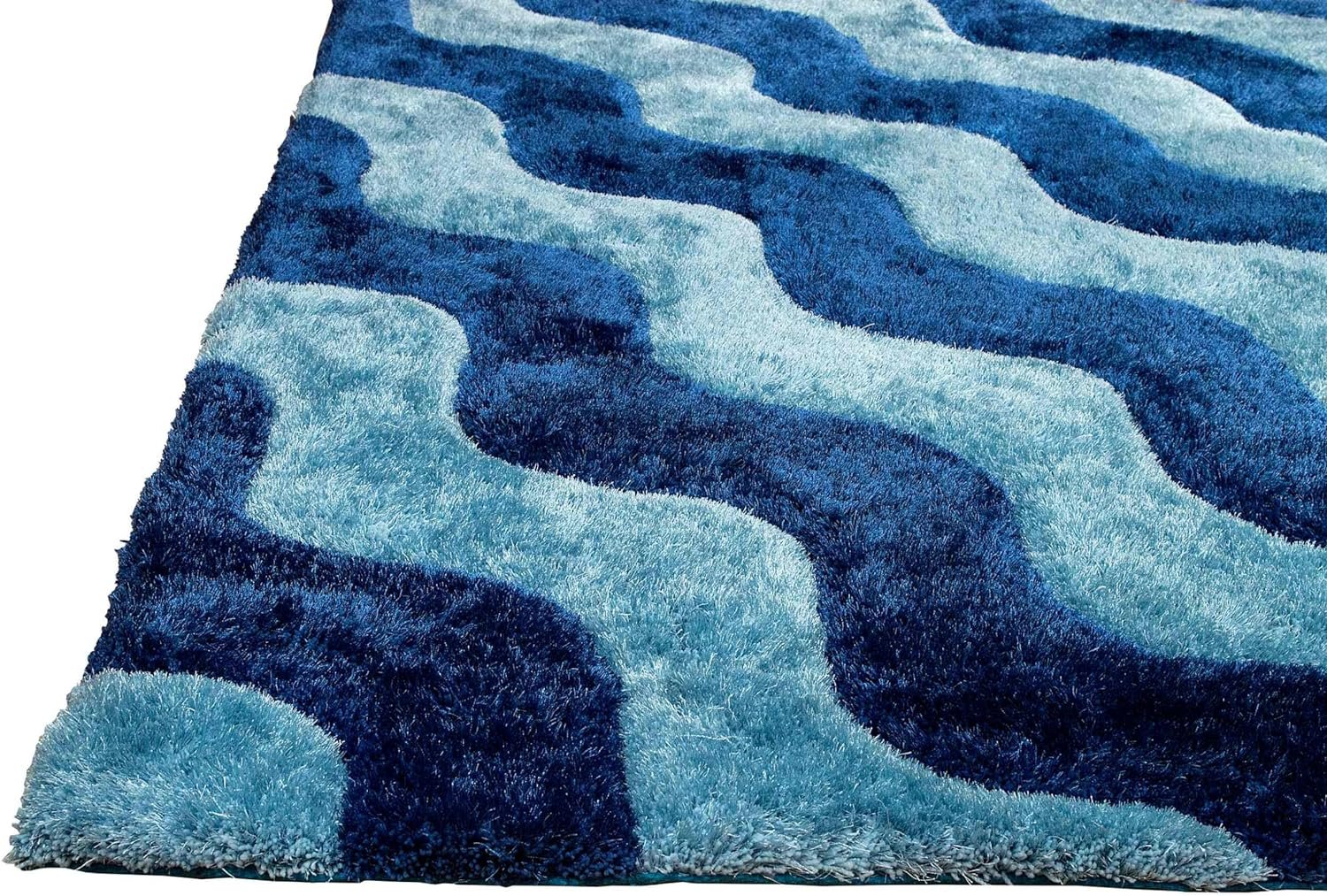 Plush 3D Shag Rug: Stylish, High Pile, Premium Comfort # 02