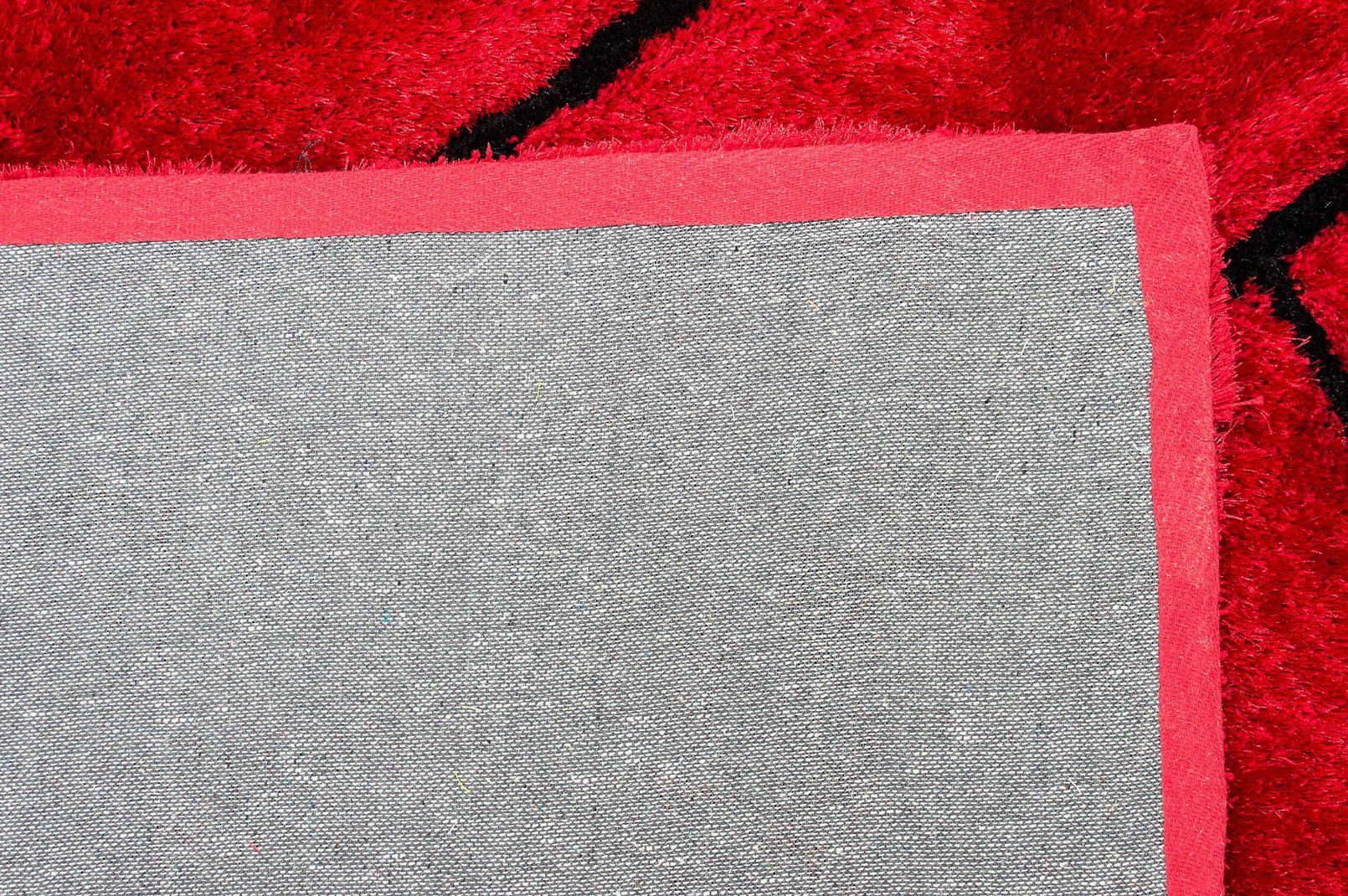 3-D Hand Carved Shaggy Rug - Soft Modern Colors