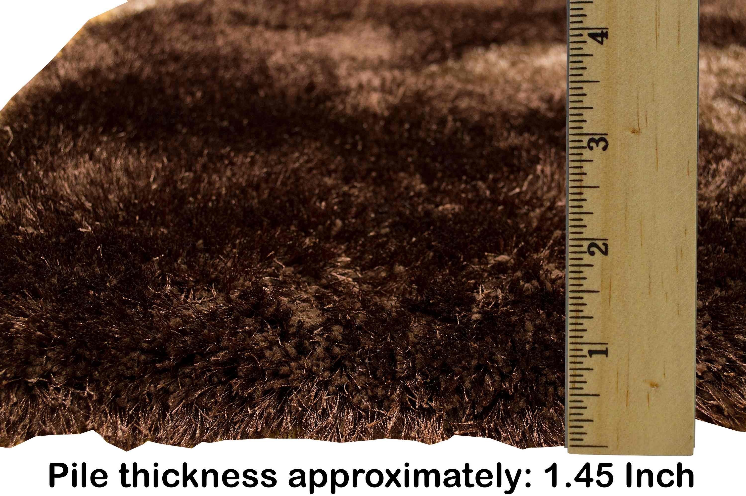 3-D Hand Carved Shaggy Rug #06