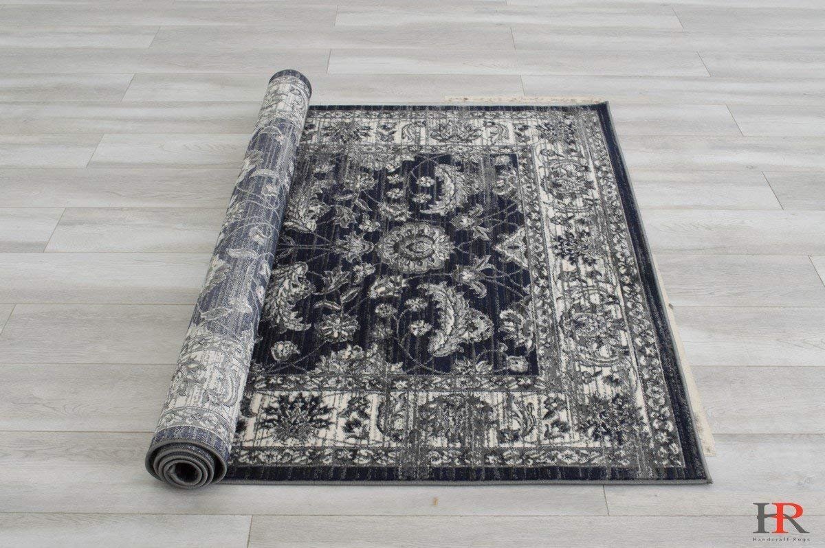 Ziegler Pattern Distressed Rug #91