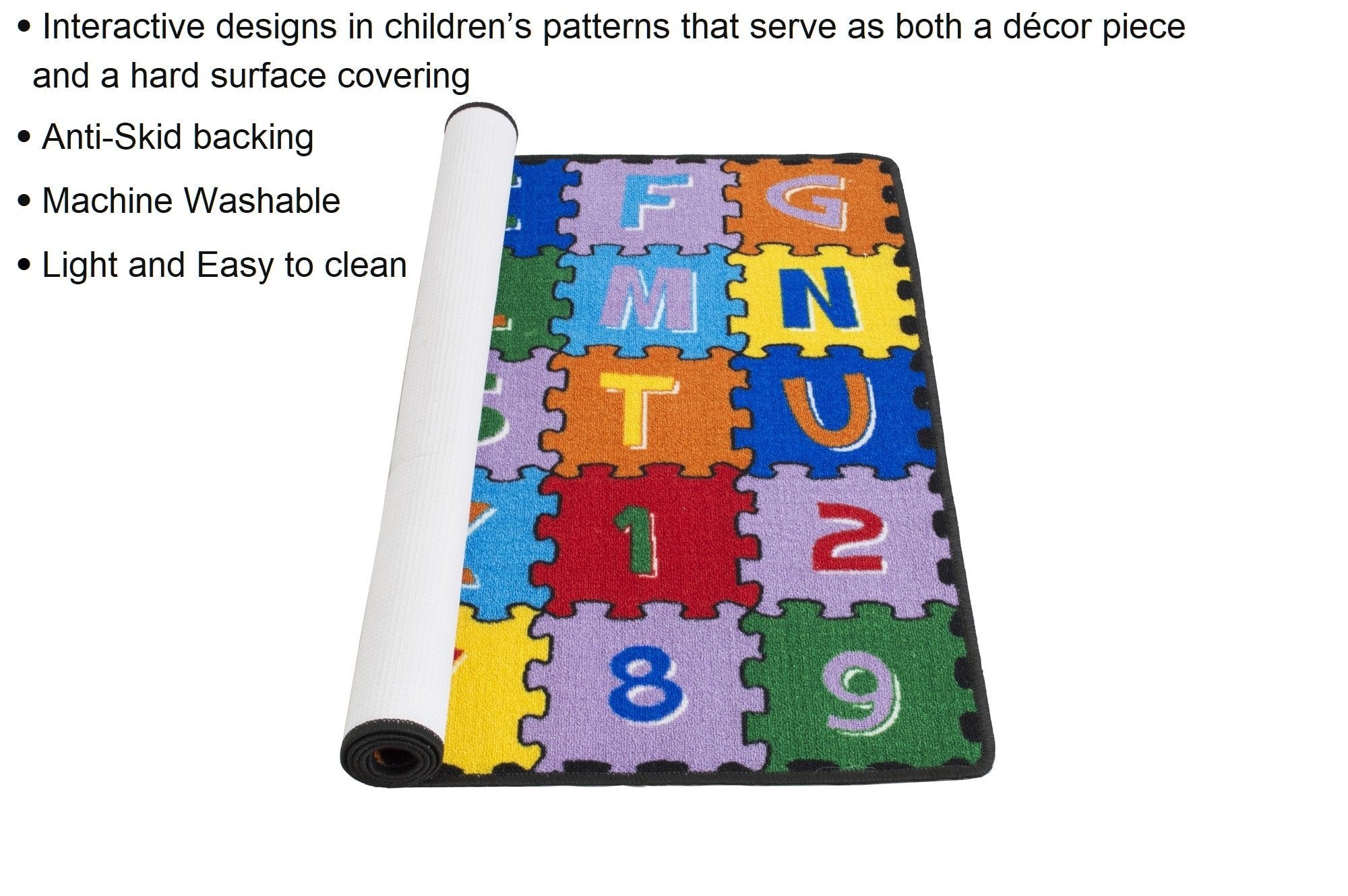 ABC Puzzle Letters/Numbers Kids Educational Non-Slip