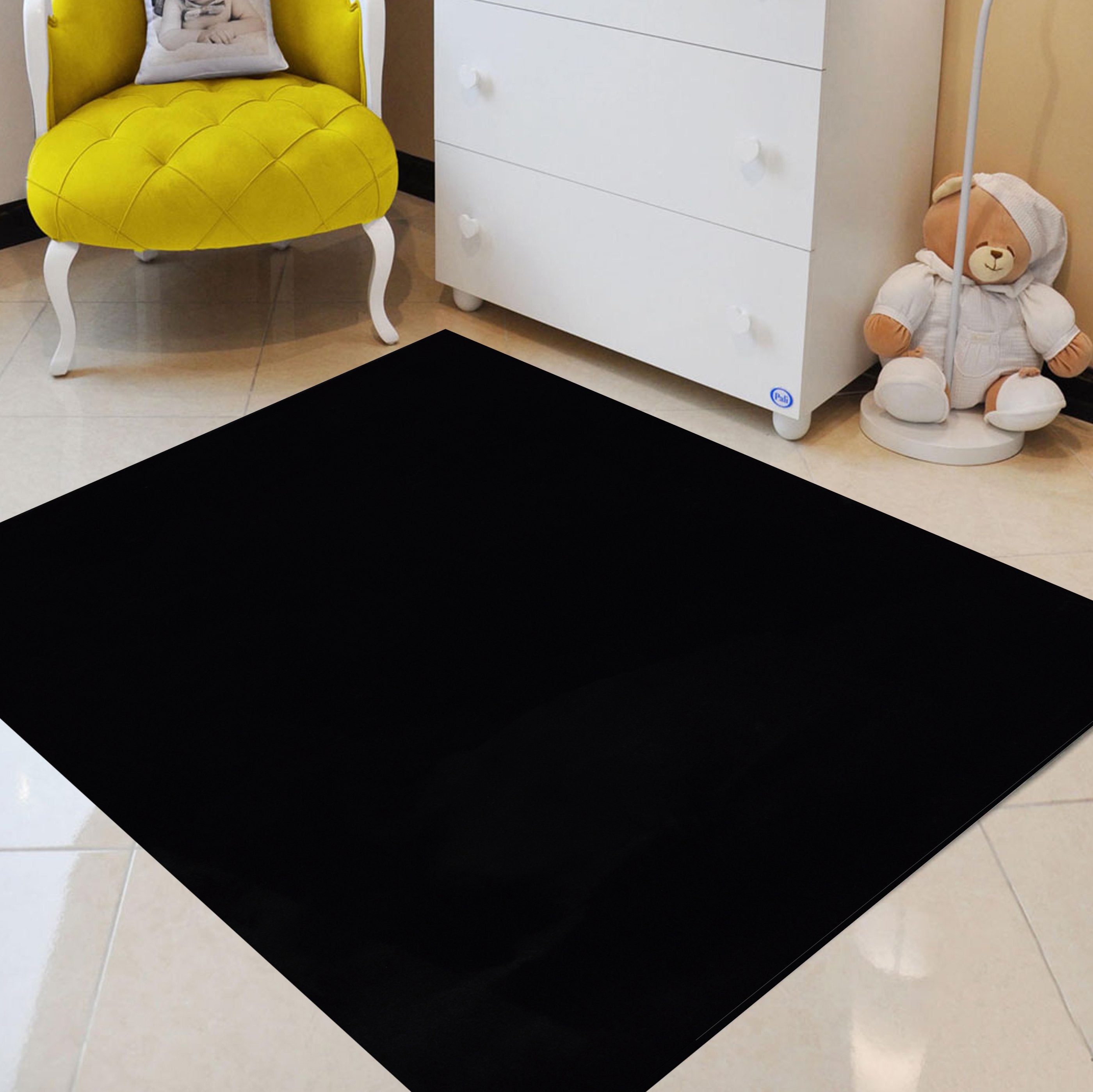 Fur Faux Rug Non-Slip Backing