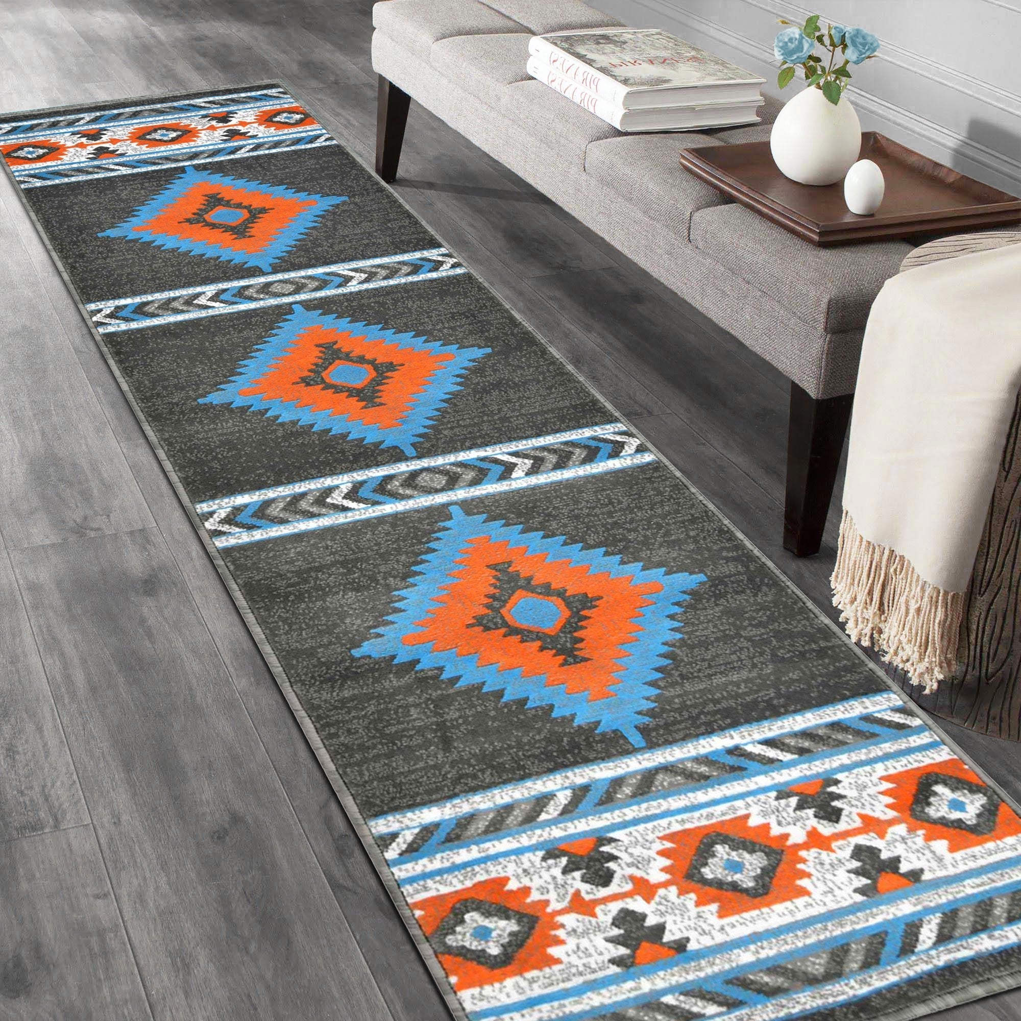HR Southwestern Rugs Tribal Medallion #1241
