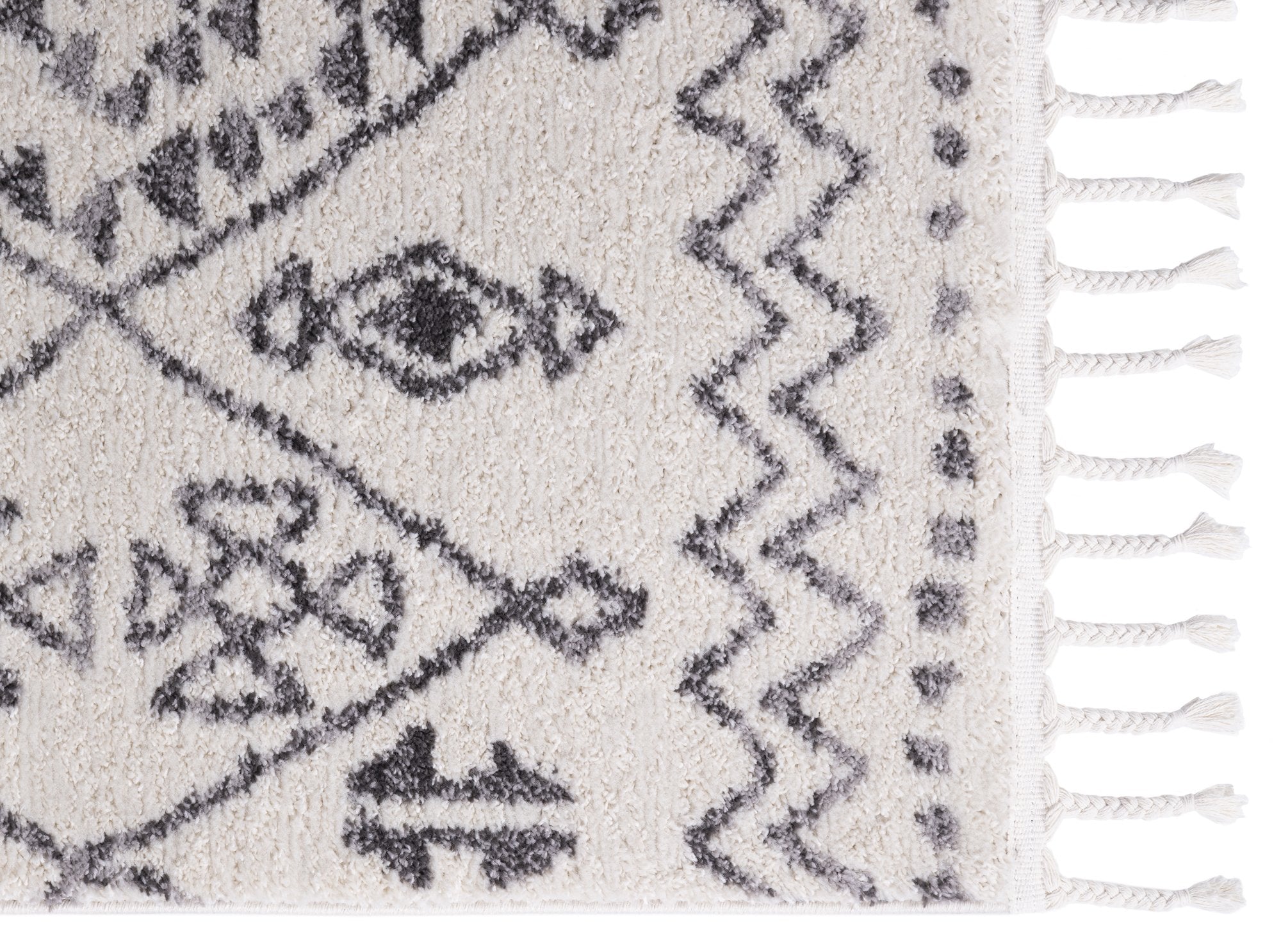 Trellis Moroccan Shaggy Rugs #12