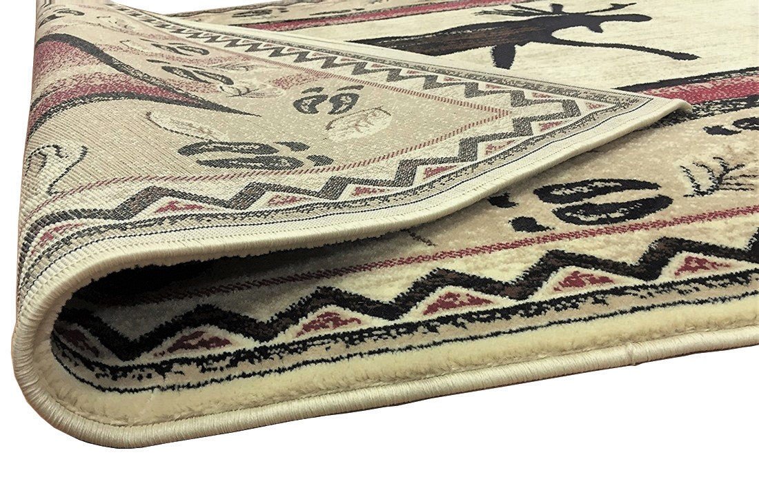 HR Moose Cabin and area Lodge rug