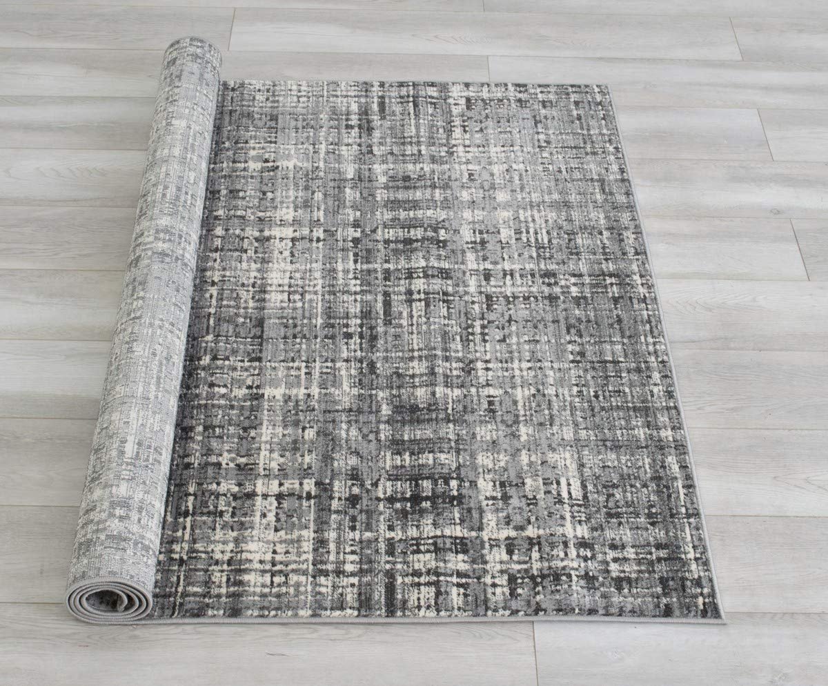 Checkered Abstract Pattern Distressed- Modern Vintage #98