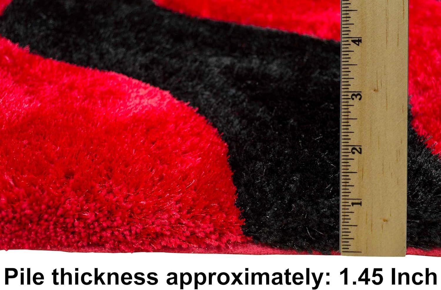 Plush 3D Shag Rug: Stylish, High Pile, Premium Comfort # 02