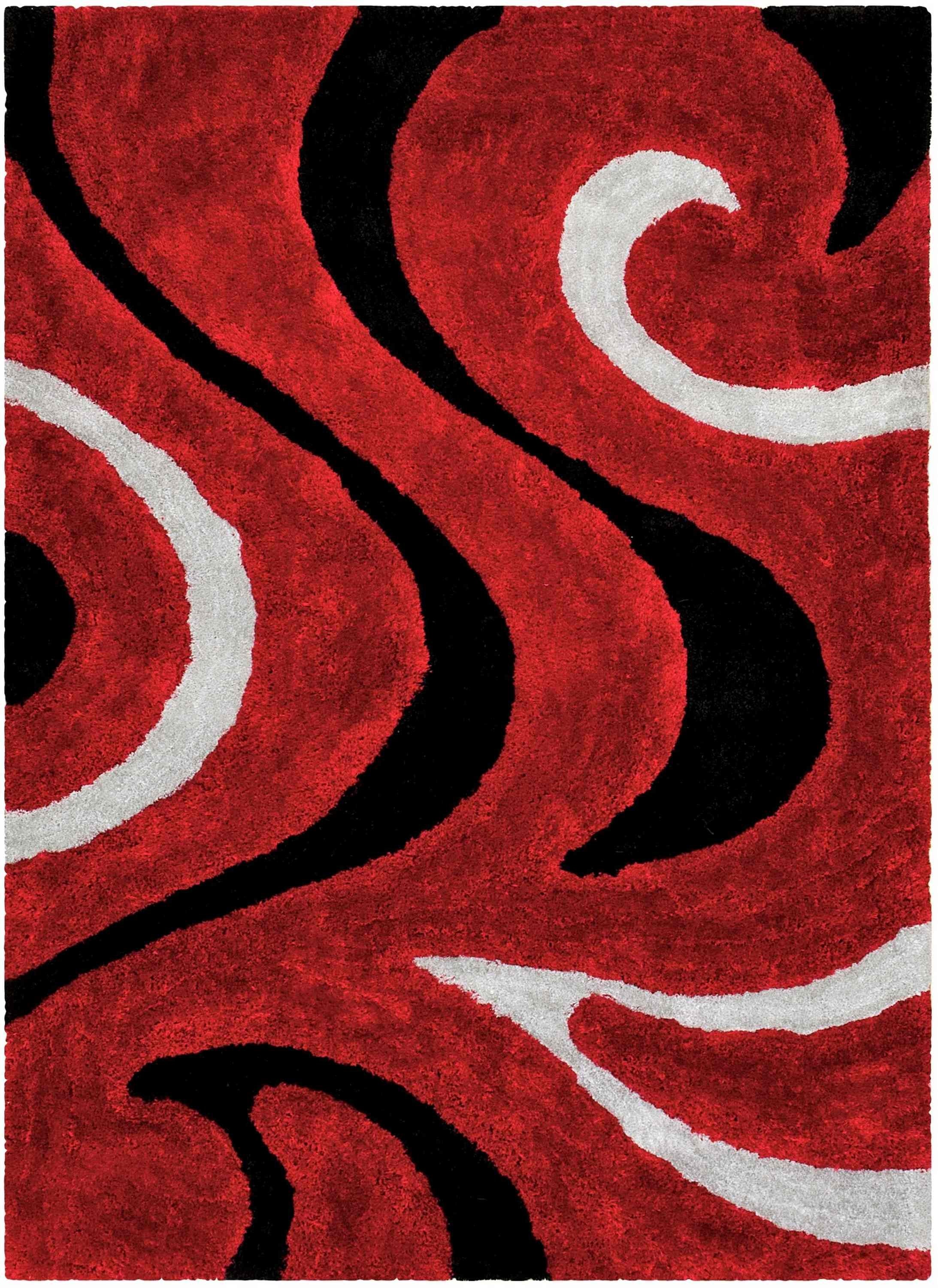 3-D Hand Carved Shaggy Rug #06